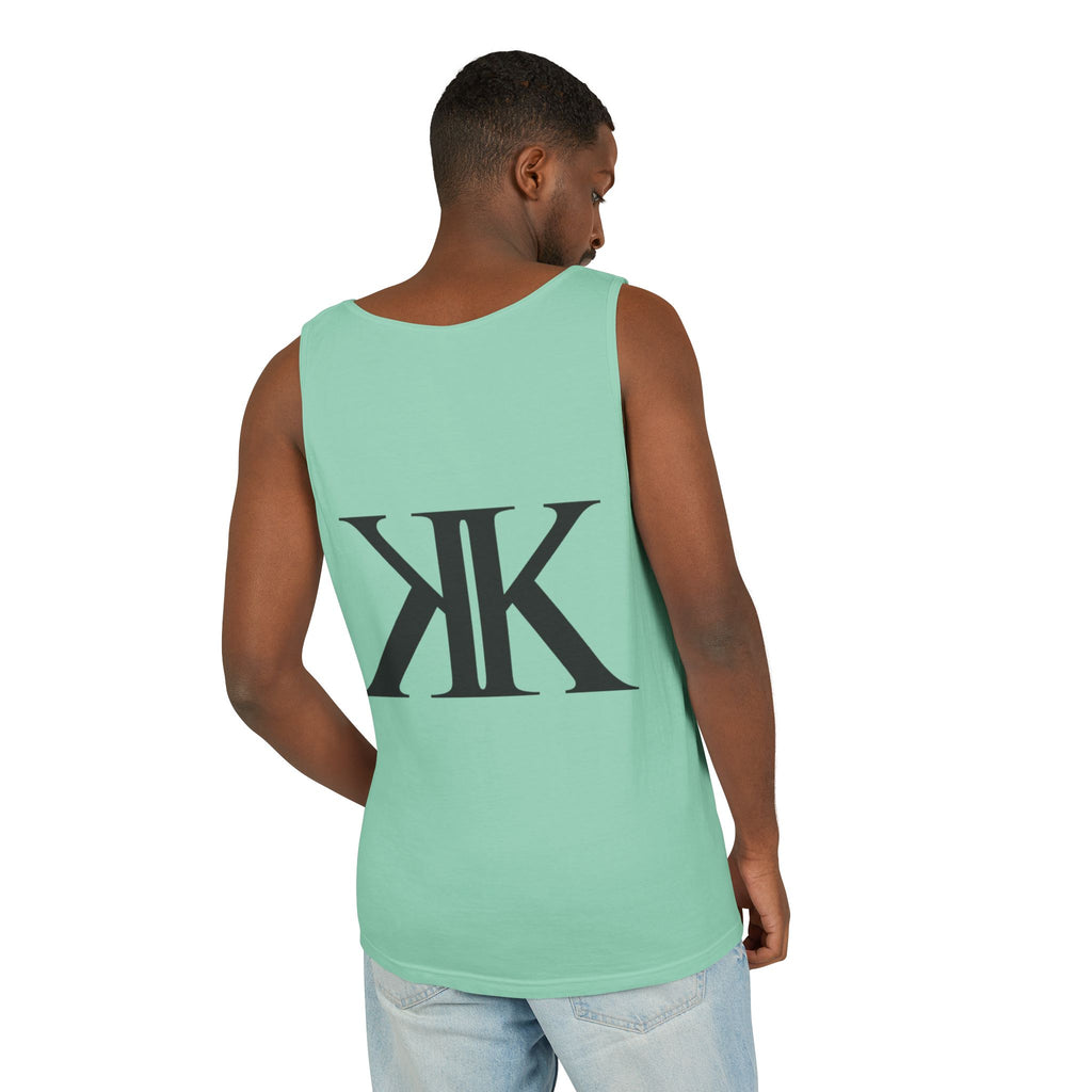 KK Monogram Tank Top — Minimalist Logo Graphic Tank