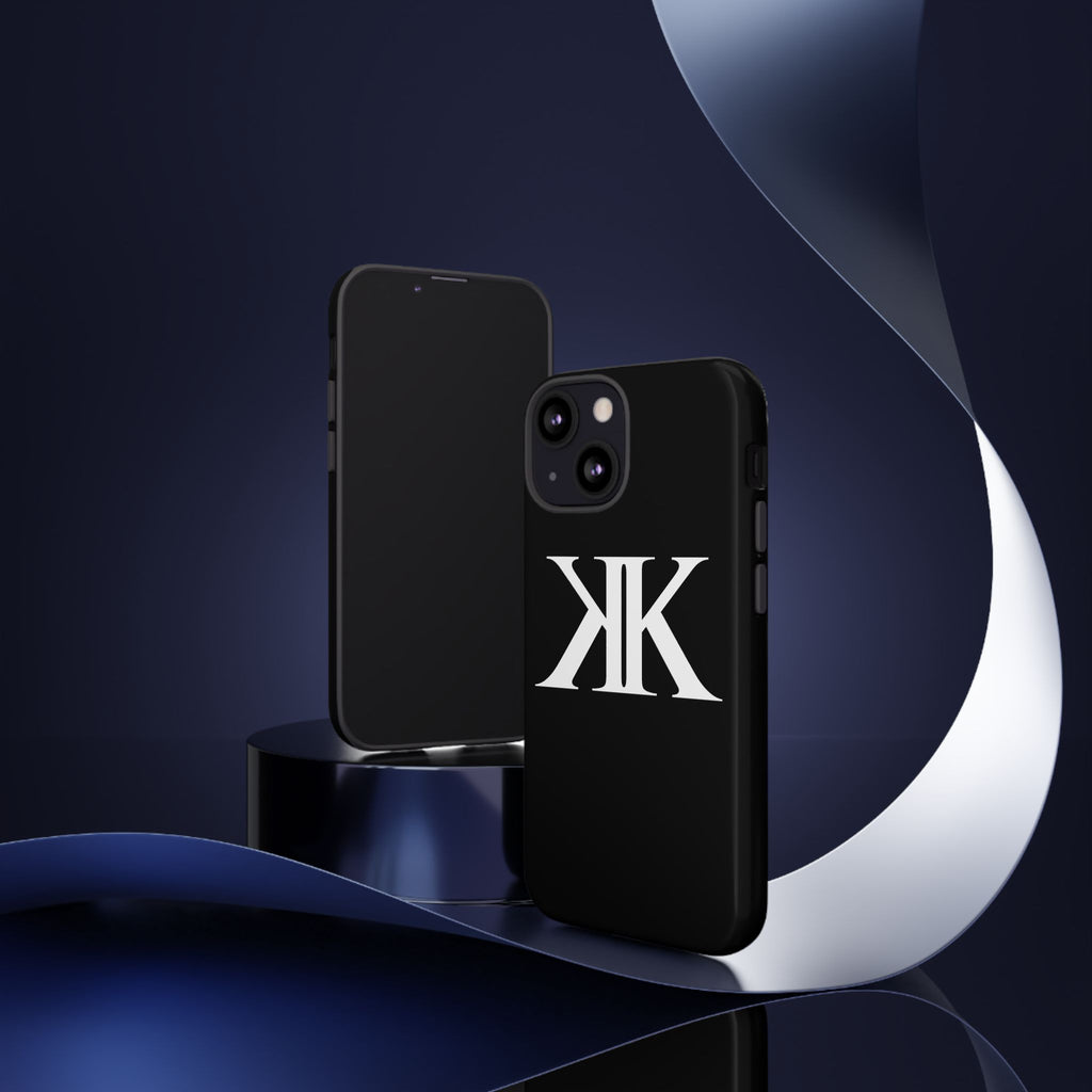 Monogram KK Phone Case BLACK — Tough Protective iPhone Cover