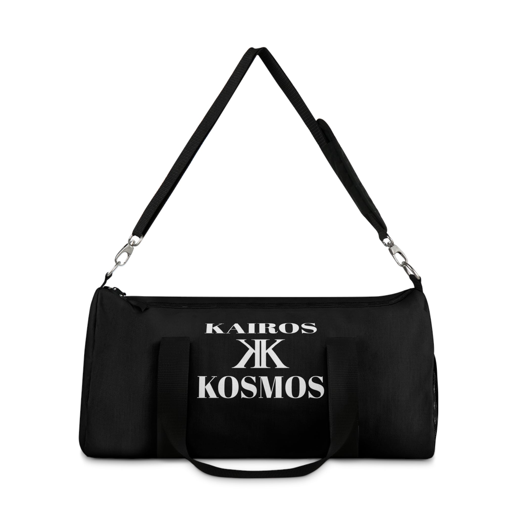 Kairos Kosmos BLACK Duffel Bag —  Gym & Travel Weekender