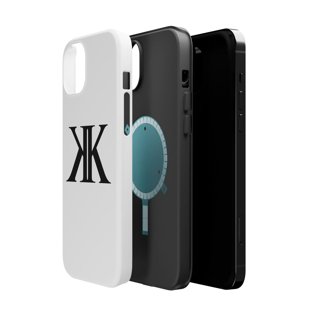 Magnetic Impact-Resistant Case with Bold KK Monogram