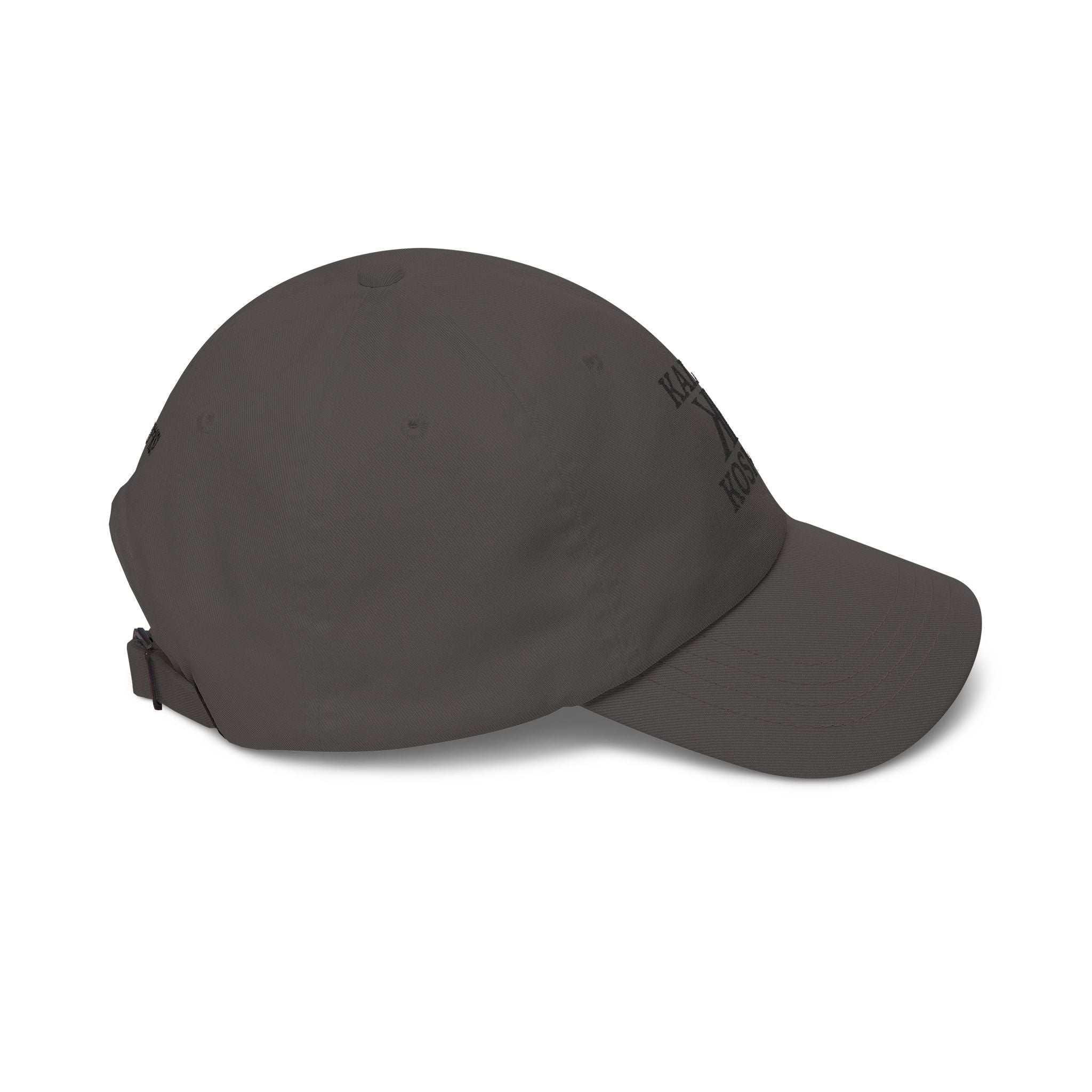Kairos Kosmos Embroidered Cap — "Give No F**ks" Back Text
