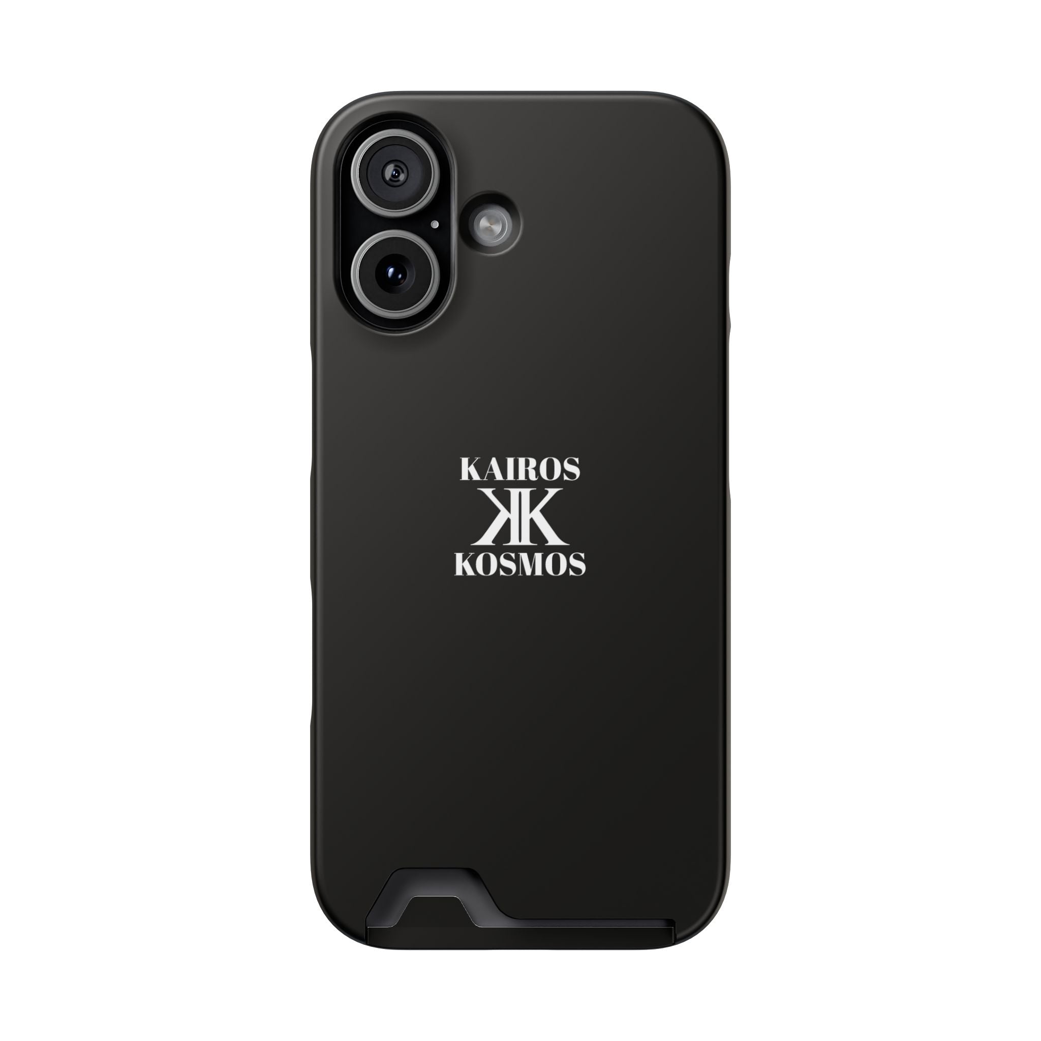 Kairos Kosmos BLACK Cardholder Phone Case — Slim Protective Wallet Case