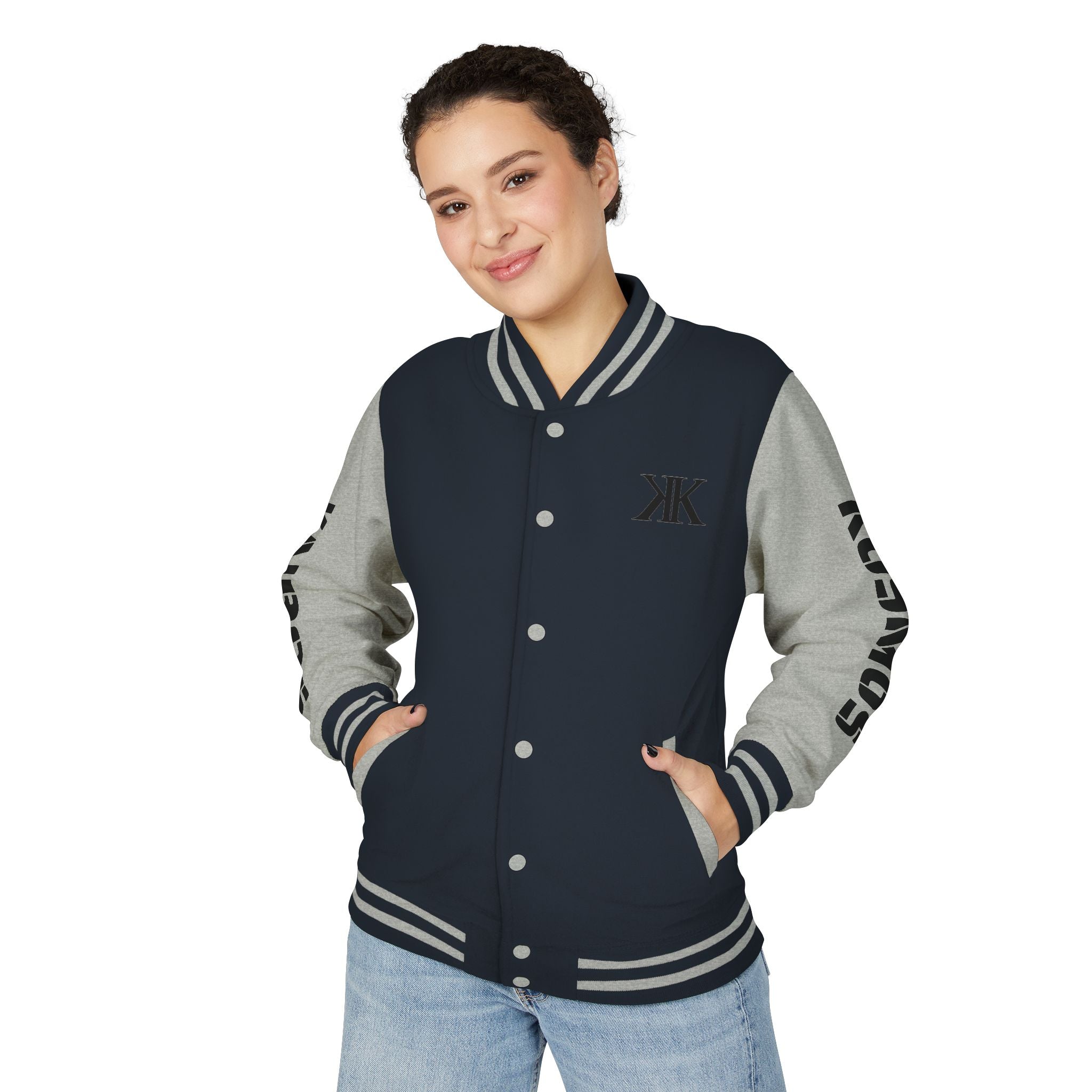Letterman Jacket — "Give No Fu*ks" Bold Varsity Bomber
