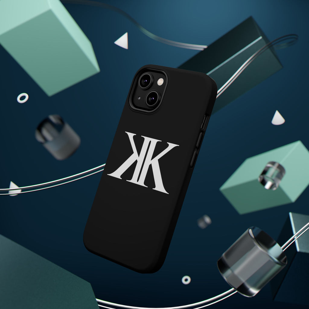Magnetic Impact-Resistant BLACK Case with Bold KK Monogram