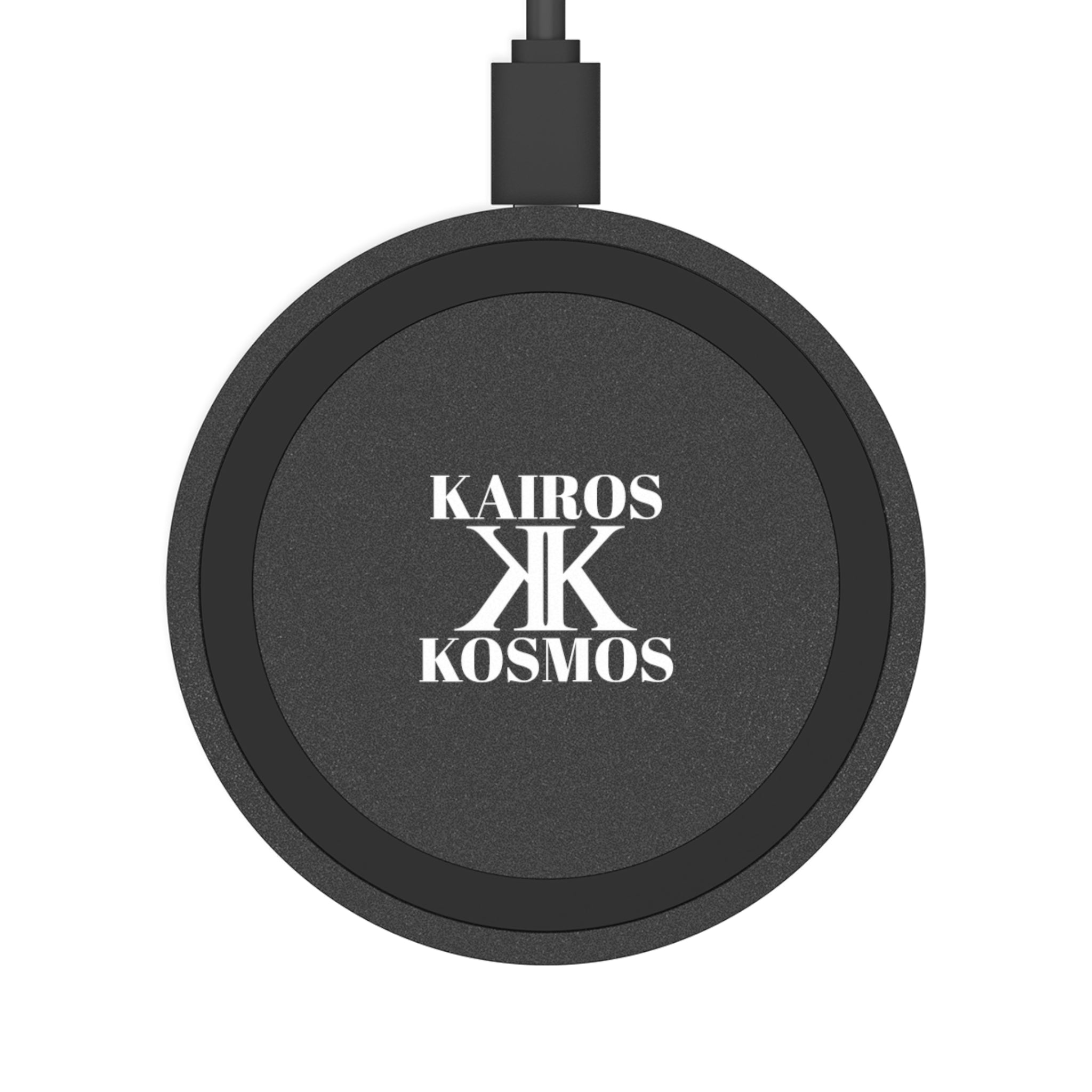 Wireless Charging Pad BLACK — Kairos Kosmos Fast Qi Charger