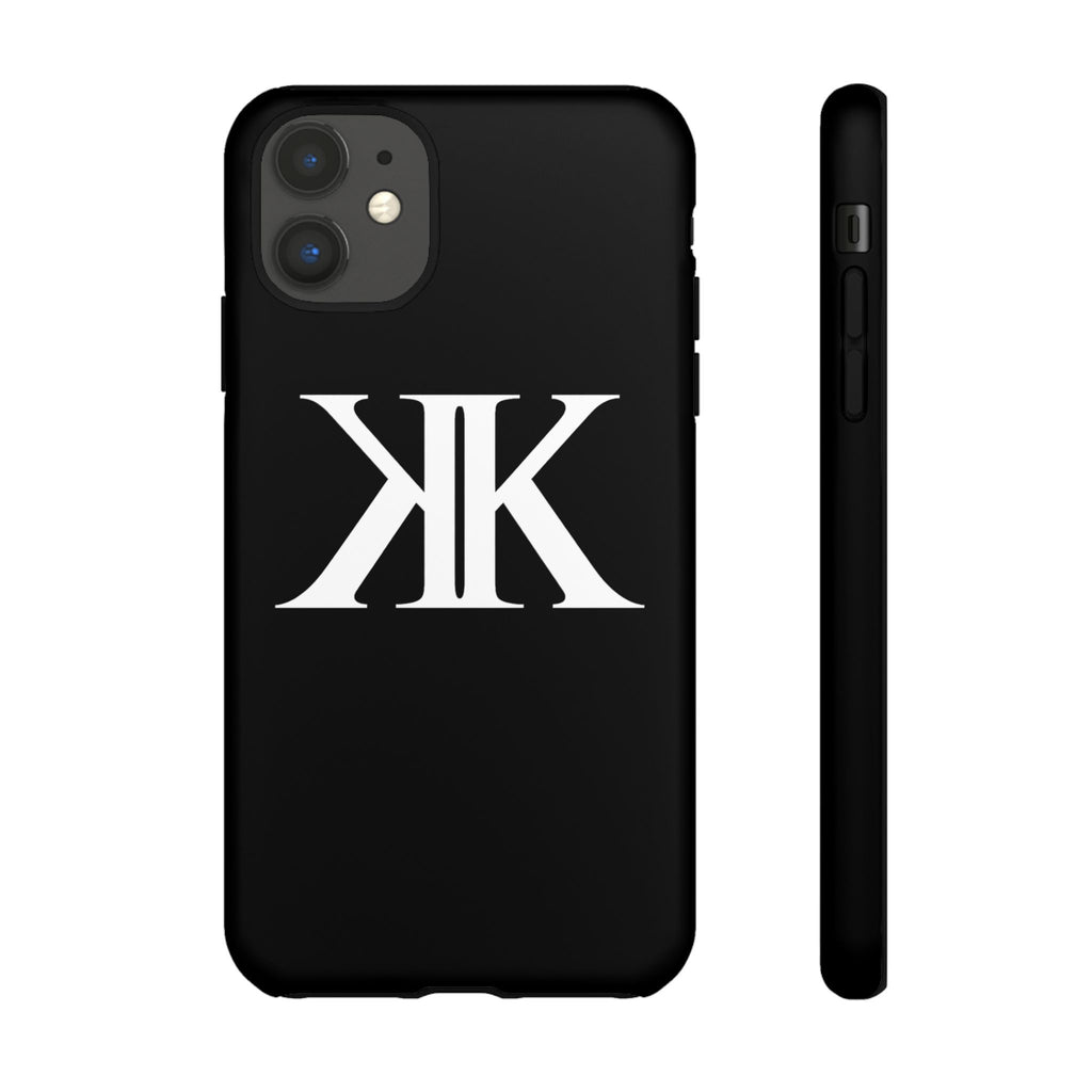 Monogram KK Phone Case BLACK — Tough Protective iPhone Cover