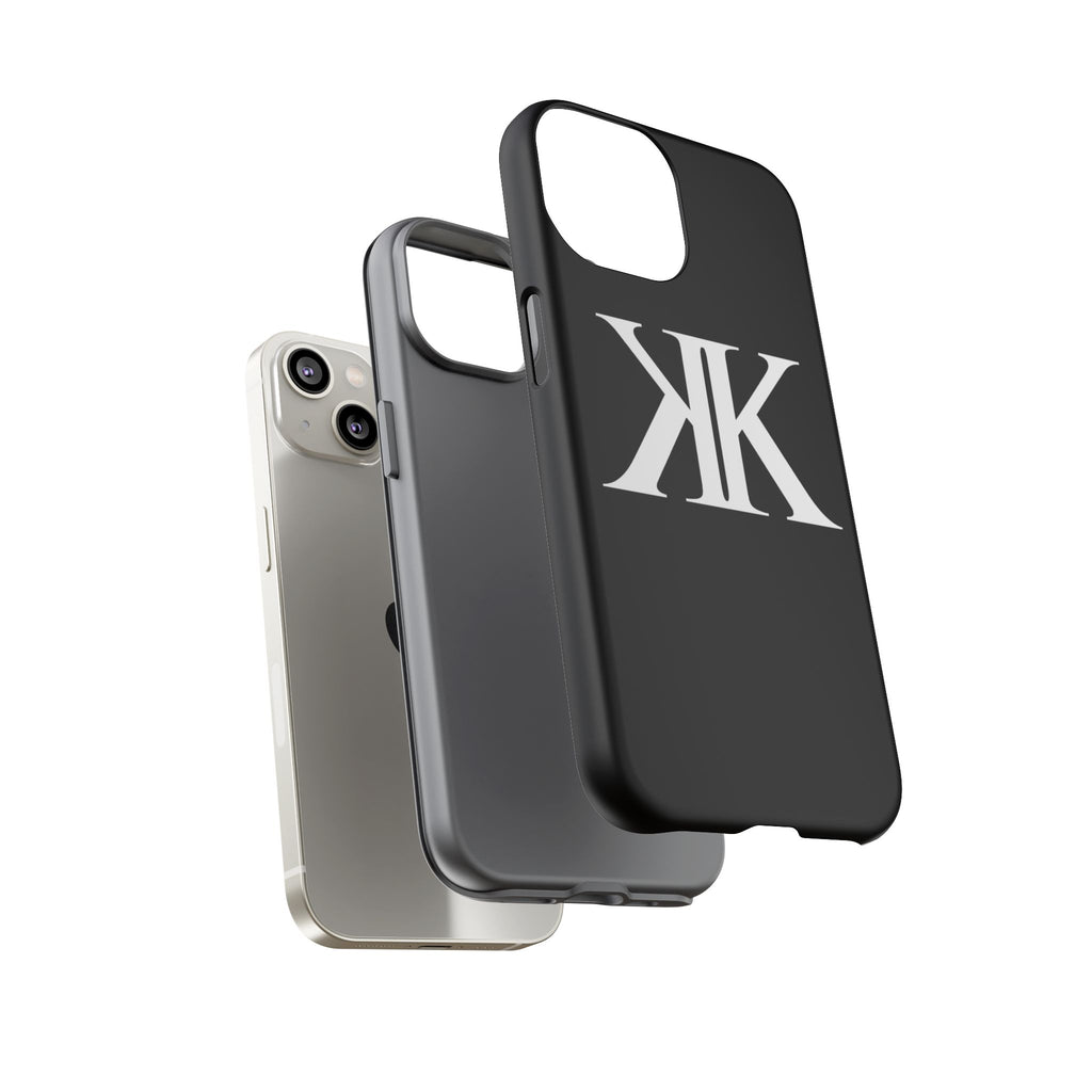 Monogram KK Phone Case BLACK — Tough Protective iPhone Cover