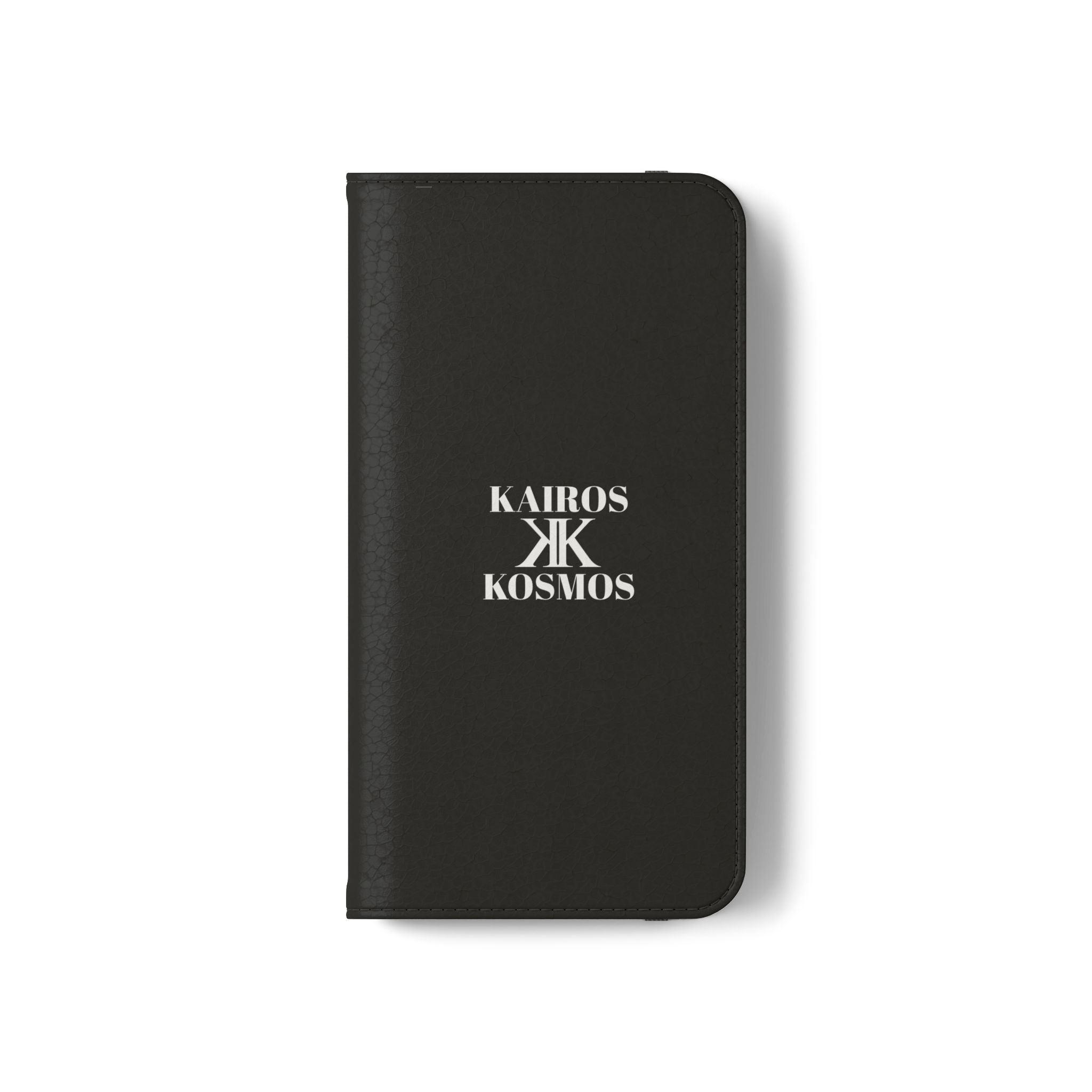 Kairos Kosmos Logo BLACK Flip Phone Case