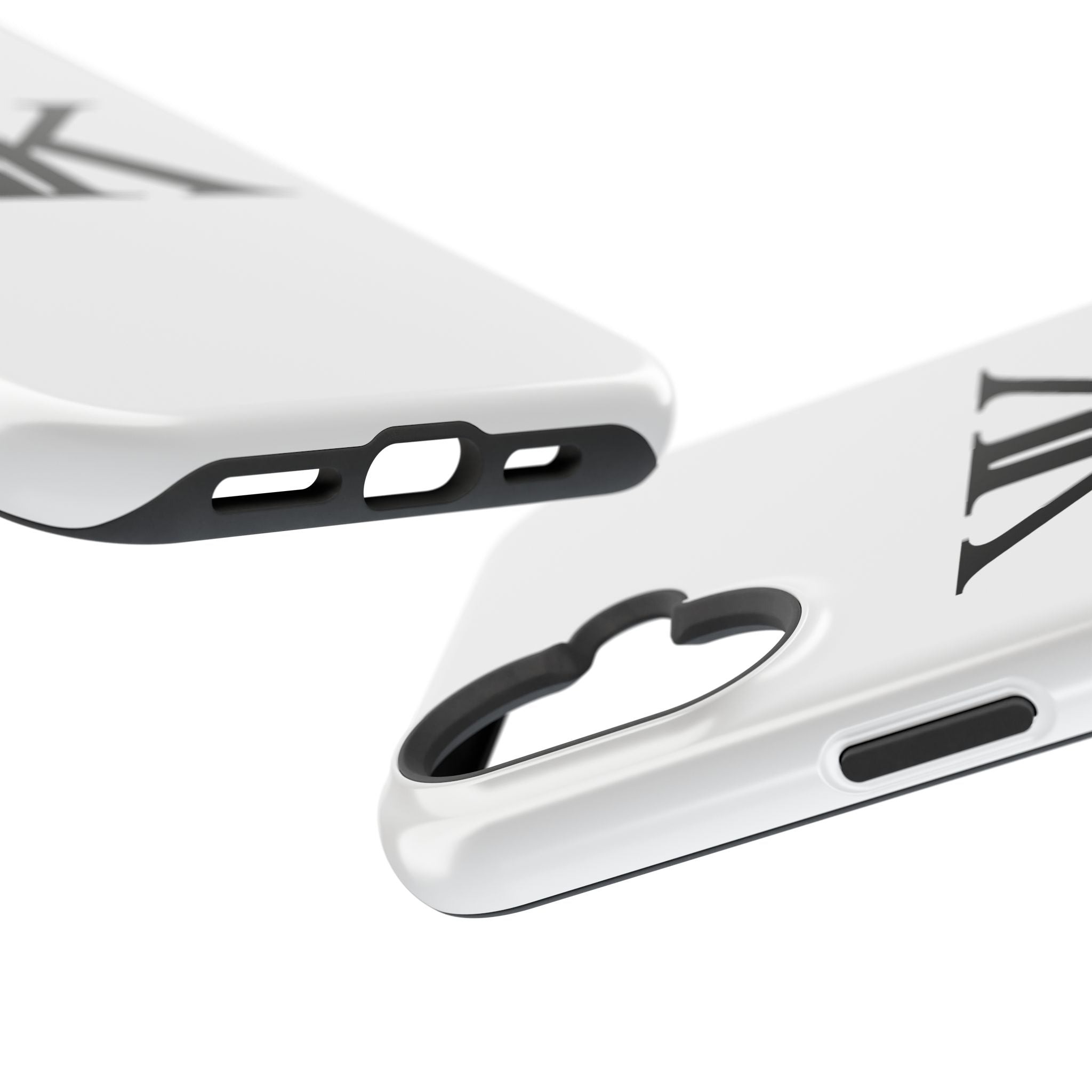 Magnetic Impact-Resistant Case with Bold KK Monogram