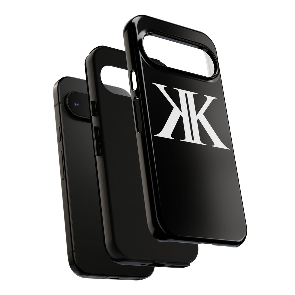 Monogram KK Phone Case BLACK — Tough Protective iPhone Cover