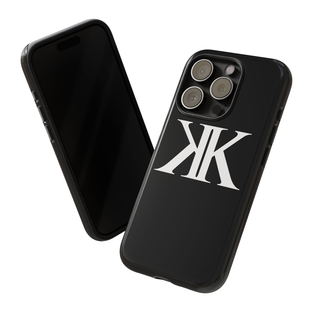 Monogram KK Phone Case BLACK — Tough Protective iPhone Cover