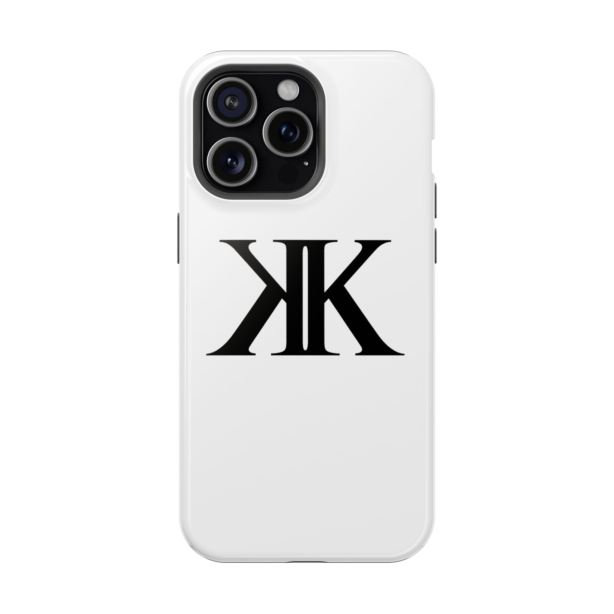 Magnetic Impact-Resistant Case with Bold KK Monogram