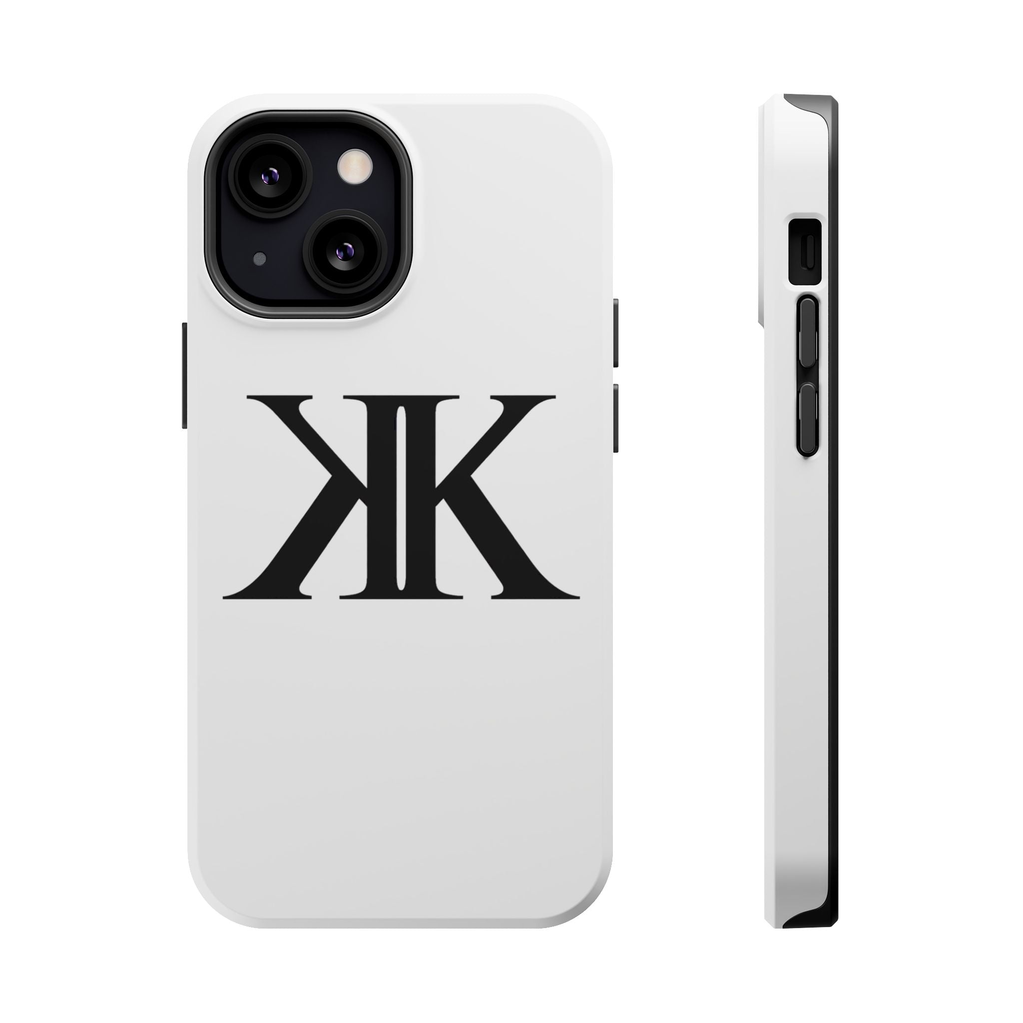 Magnetic Impact-Resistant Case with Bold KK Monogram