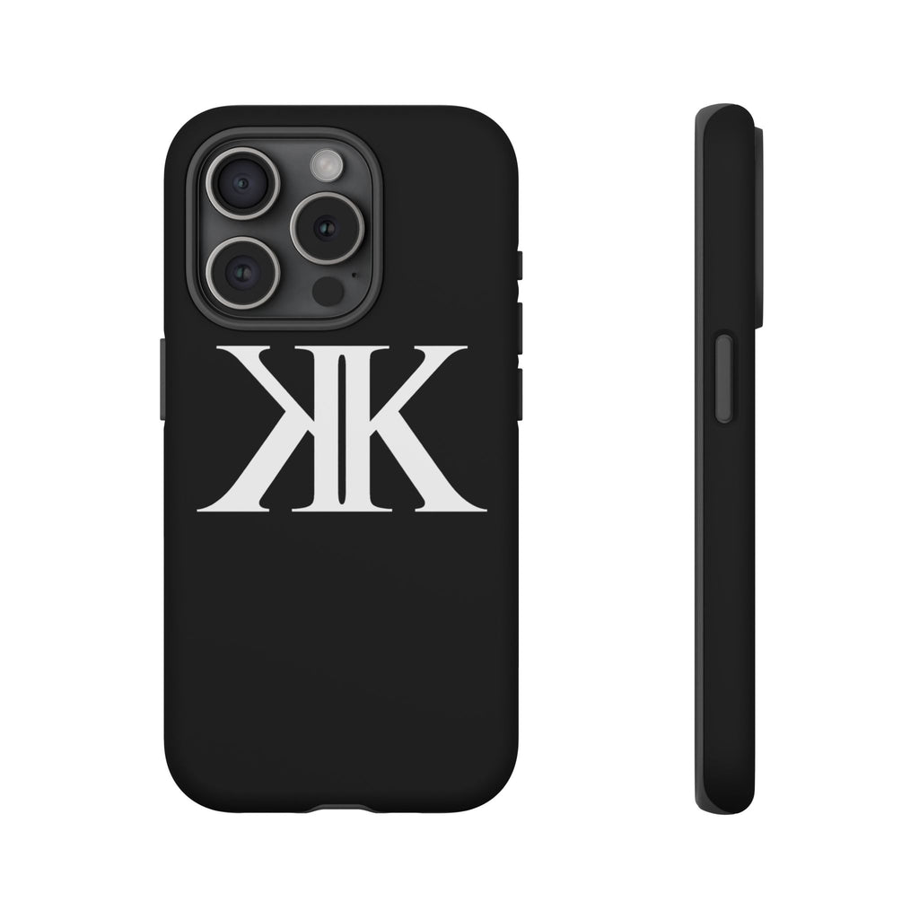 Monogram KK Phone Case BLACK — Tough Protective iPhone Cover