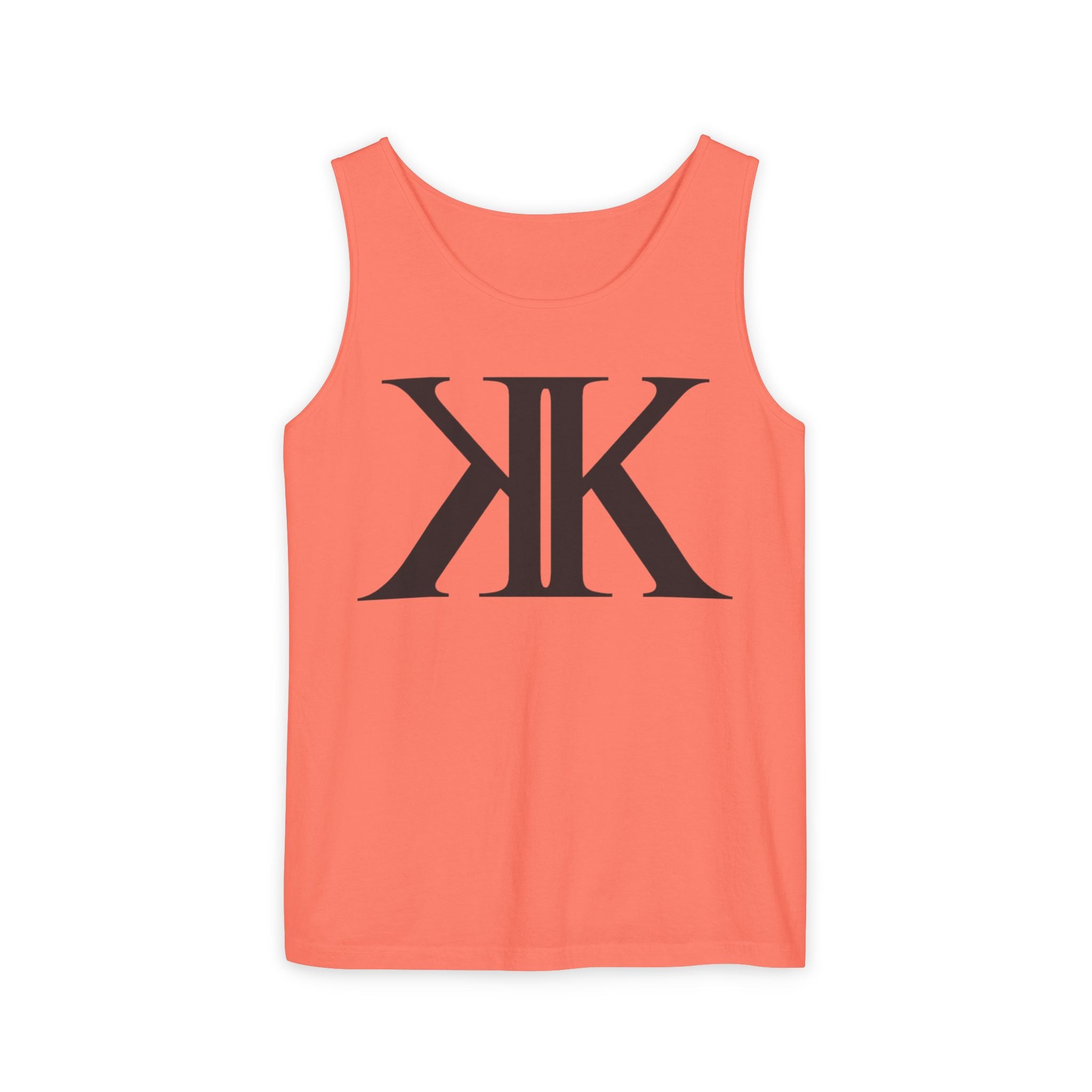 KK Monogram Tank Top — Minimalist Logo Graphic Tank