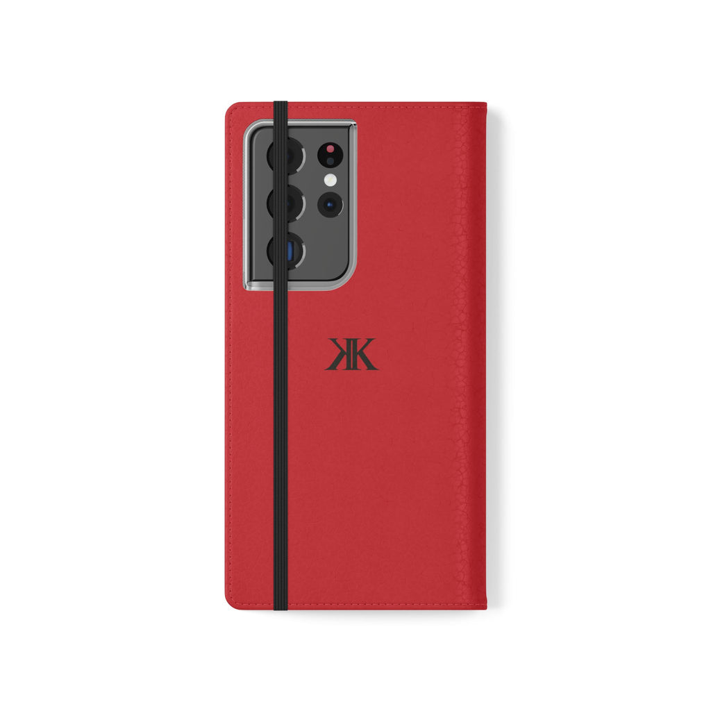 Kairos Kosmos Logo RED Flip Phone Case