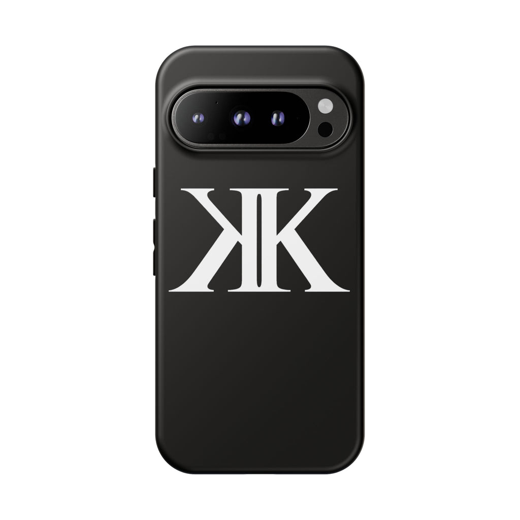 Monogram KK Phone Case BLACK — Tough Protective iPhone Cover