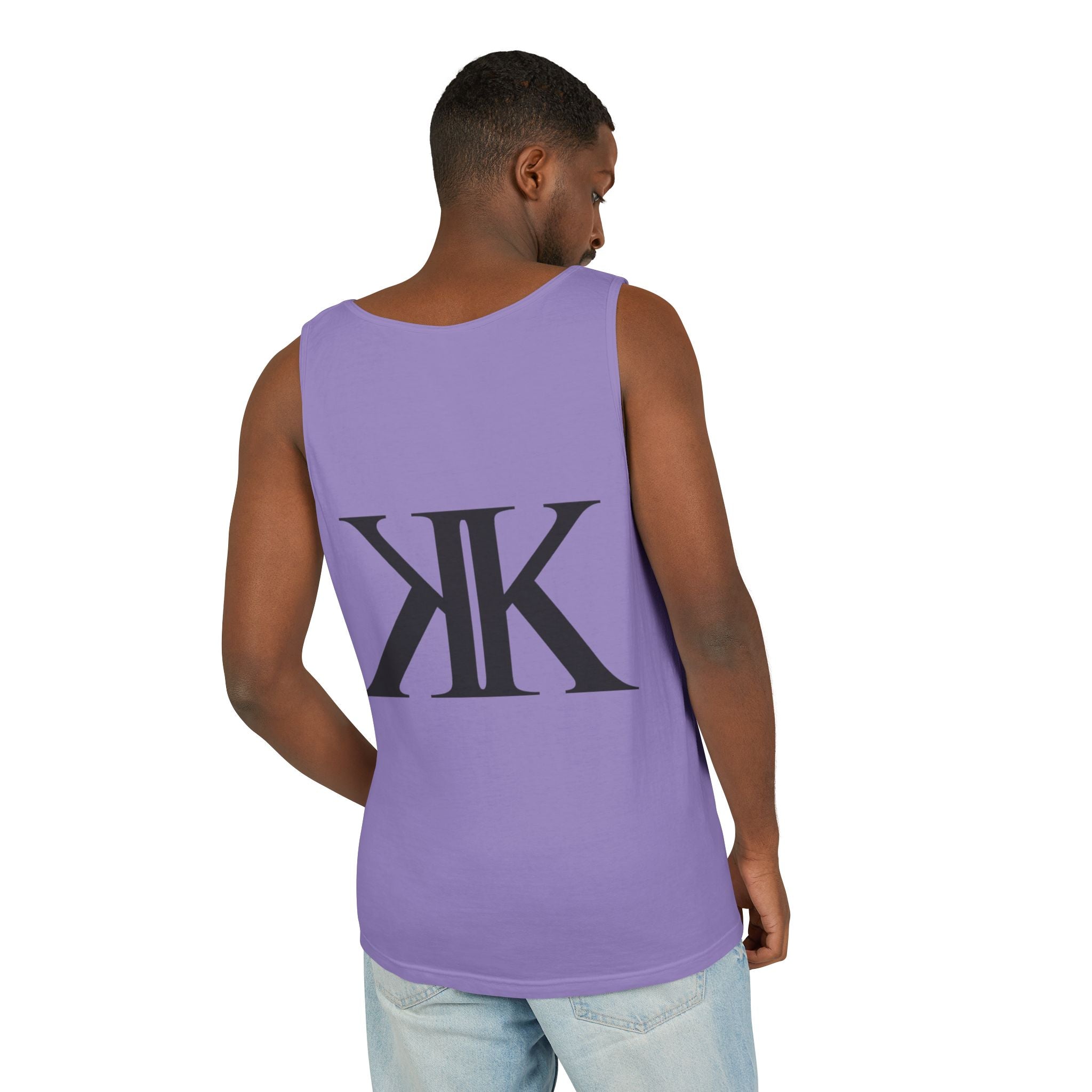 KK Monogram Tank Top — Minimalist Logo Graphic Tank