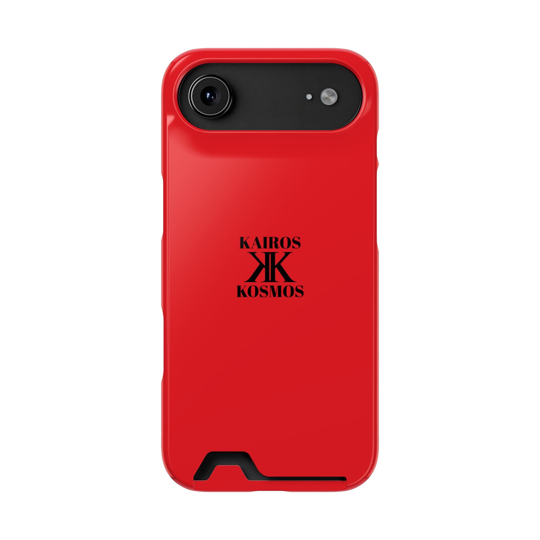Kairos Kosmos RED Cardholder Phone Case — Slim Protective Wallet Case