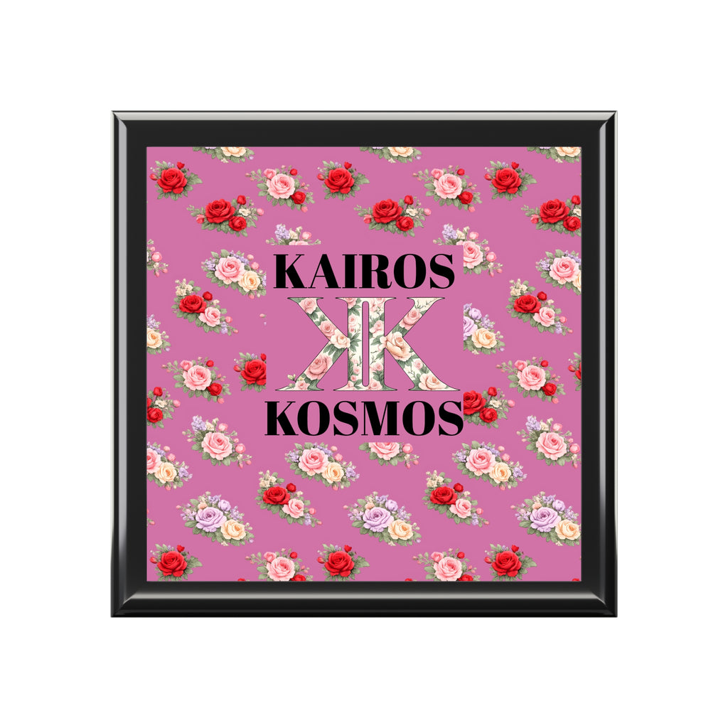 Anthos Collection 'Kairos Kosmos' Light Pink Jewelry Box — Decorative Keepsake Box