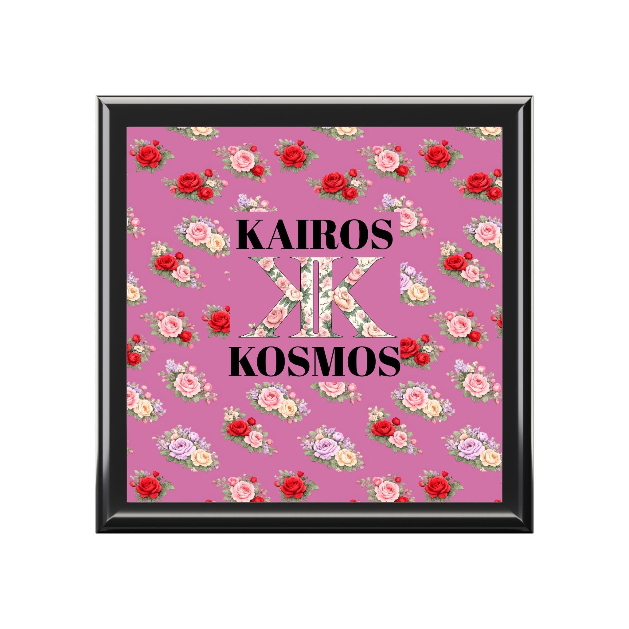 Anthos Collection 'Kairos Kosmos' Light Pink Jewelry Box — Decorative Keepsake Box
