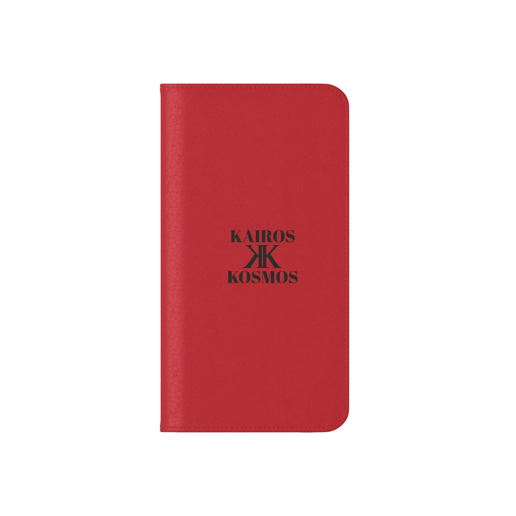 Kairos Kosmos Logo RED Flip Phone Case