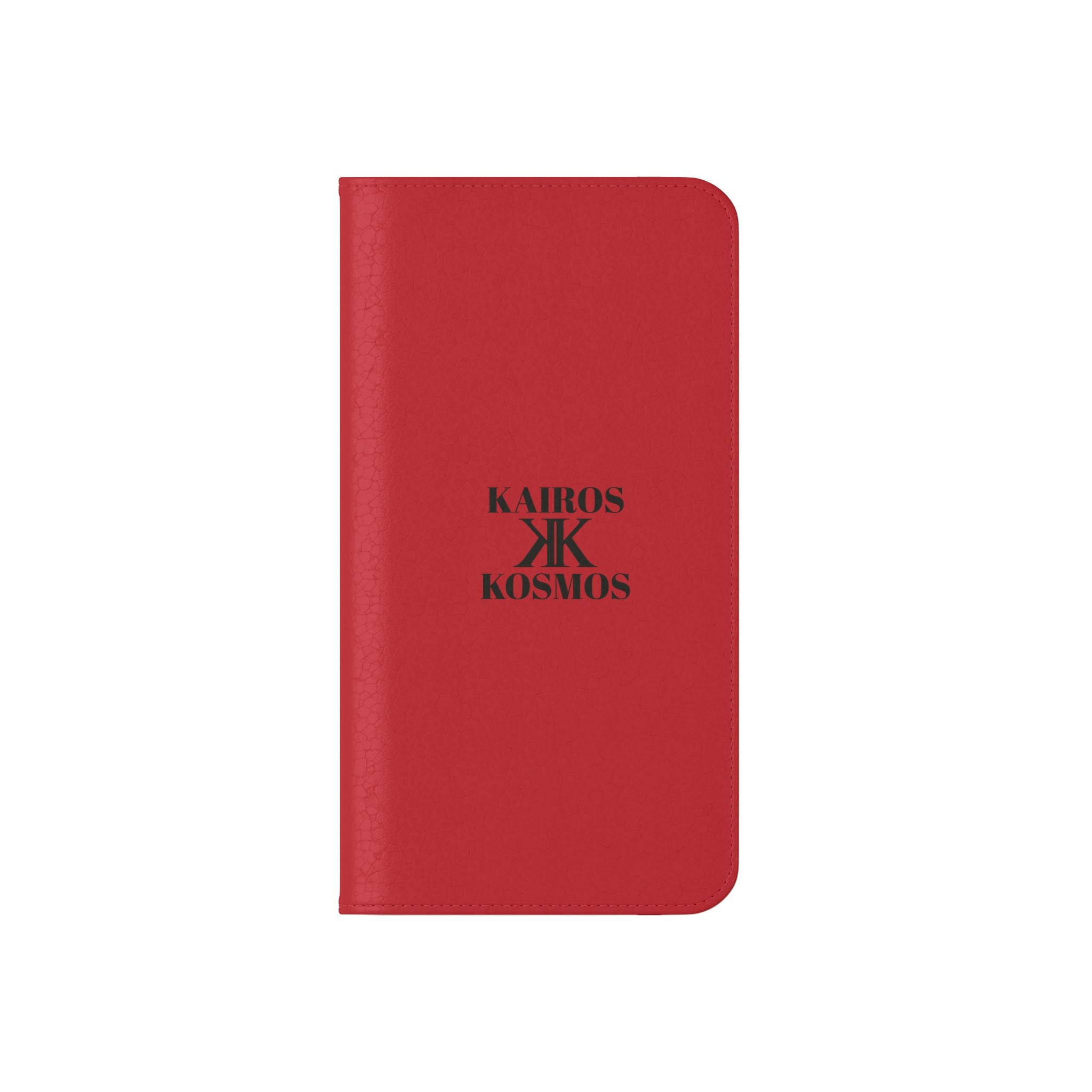 Kairos Kosmos Logo RED Flip Phone Case