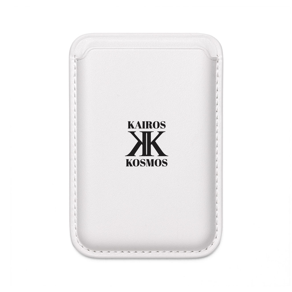 Vegan MagSafe Wallet — Kairos Kosmos Logo Card Holder