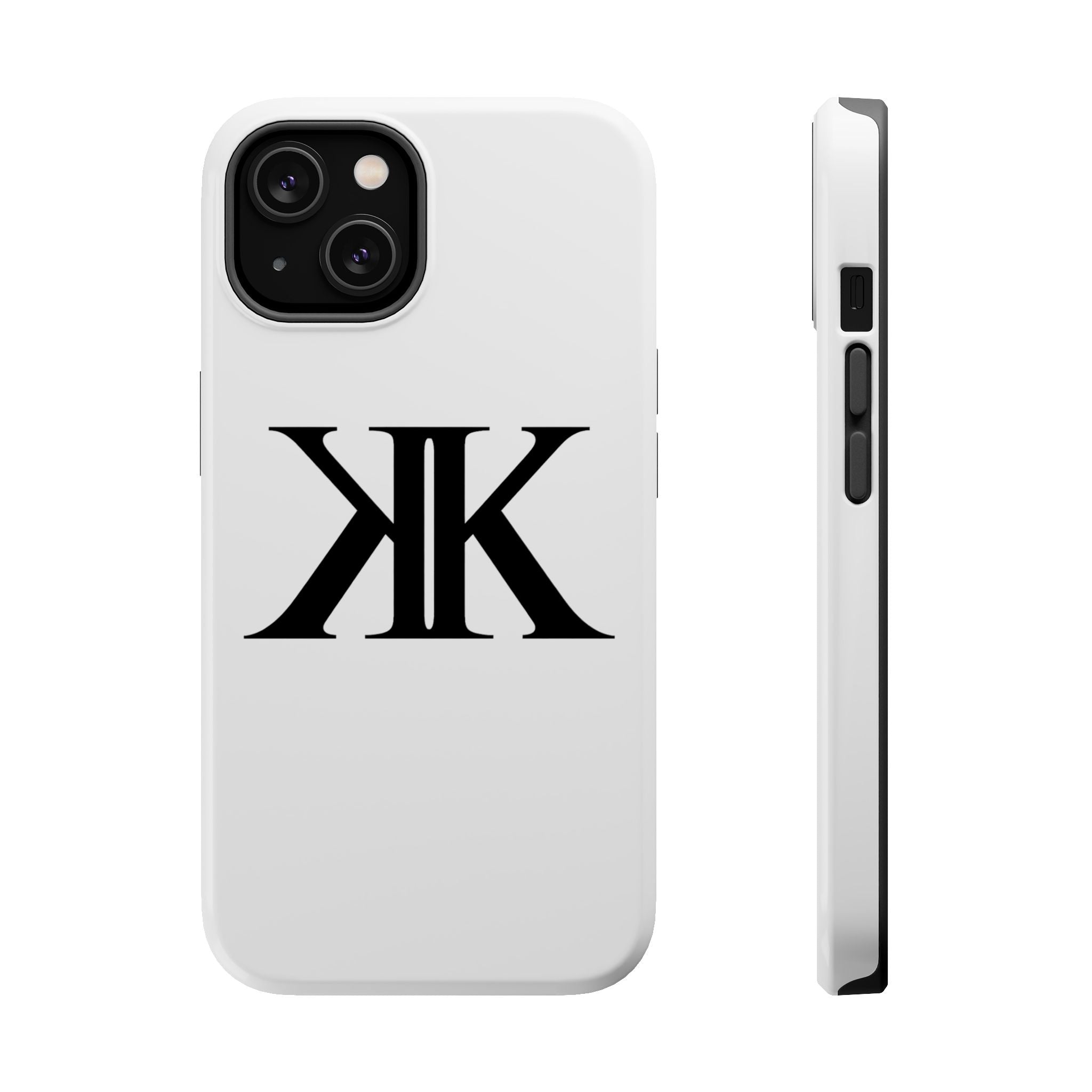 Magnetic Impact-Resistant Case with Bold KK Monogram