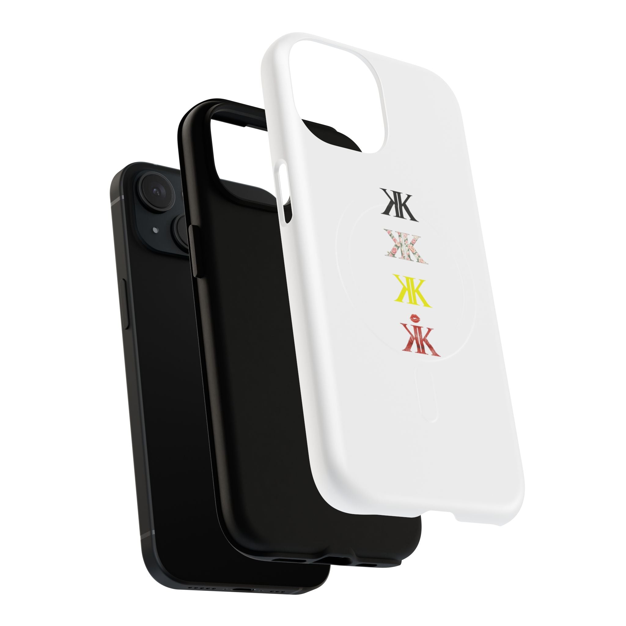 Sigil Collection Phone Case — Minimalist Monogram Stack Tough Magnetic Case