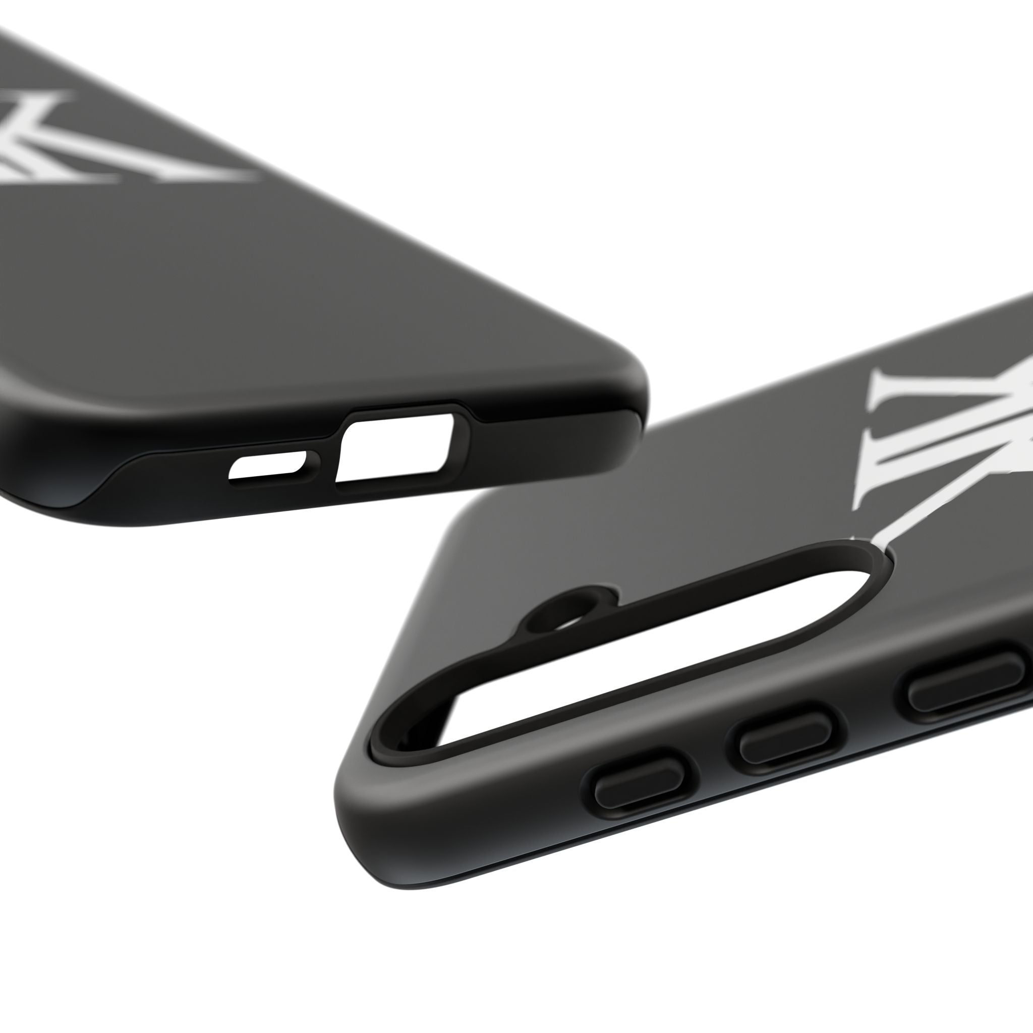 Monogram KK Phone Case BLACK — Tough Protective iPhone Cover