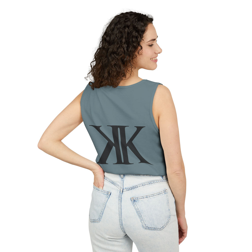 KK Monogram Tank Top — Minimalist Logo Graphic Tank