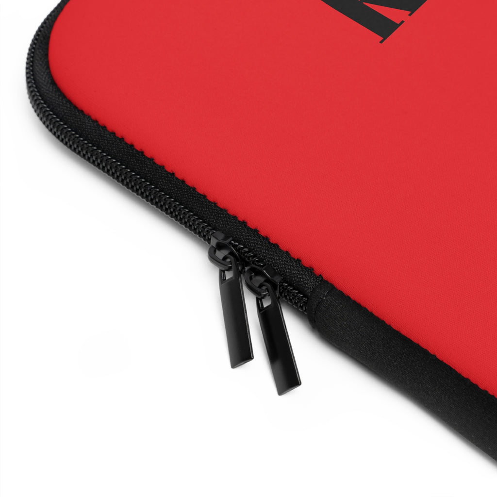 Kairos Kosmos RED Laptop Sleeve — Minimalist Monogram Protective Case