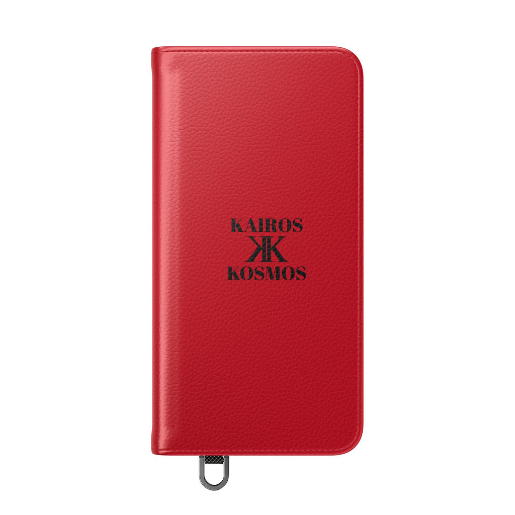 Kairos Kosmos Logo RED Flip Phone Case