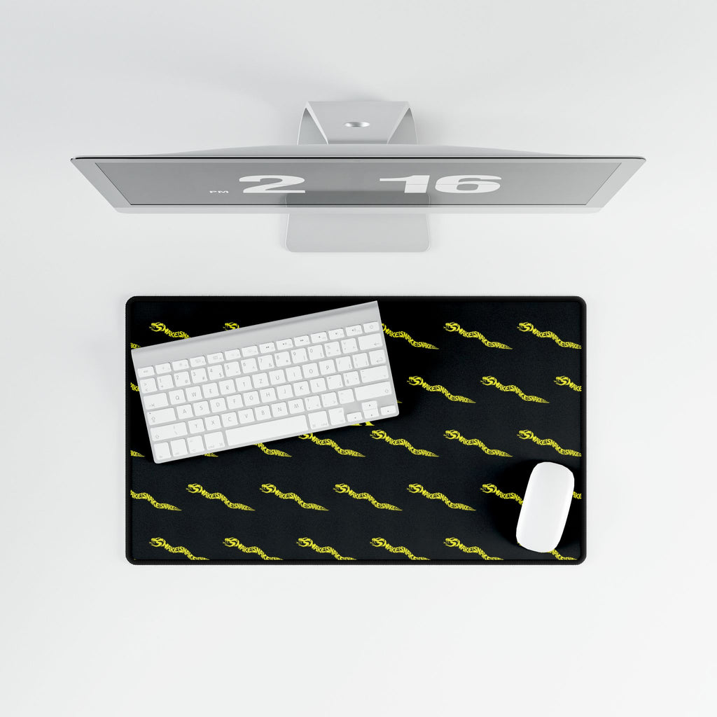 Aspis Collection Patterned Desk Mat — Sleek Gaming/Office Mousepad with 'KK' Monogram