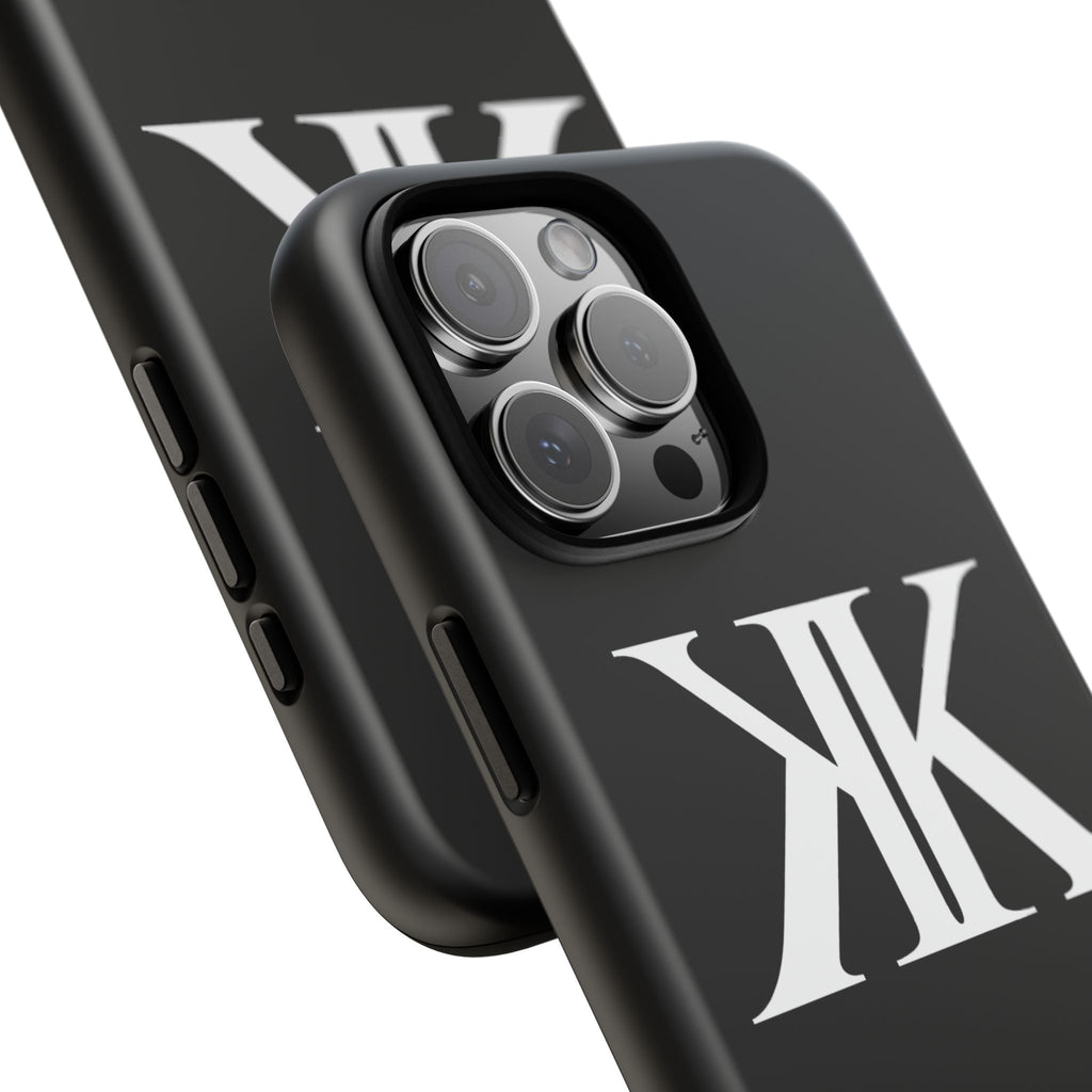 Monogram KK Phone Case BLACK — Tough Protective iPhone Cover