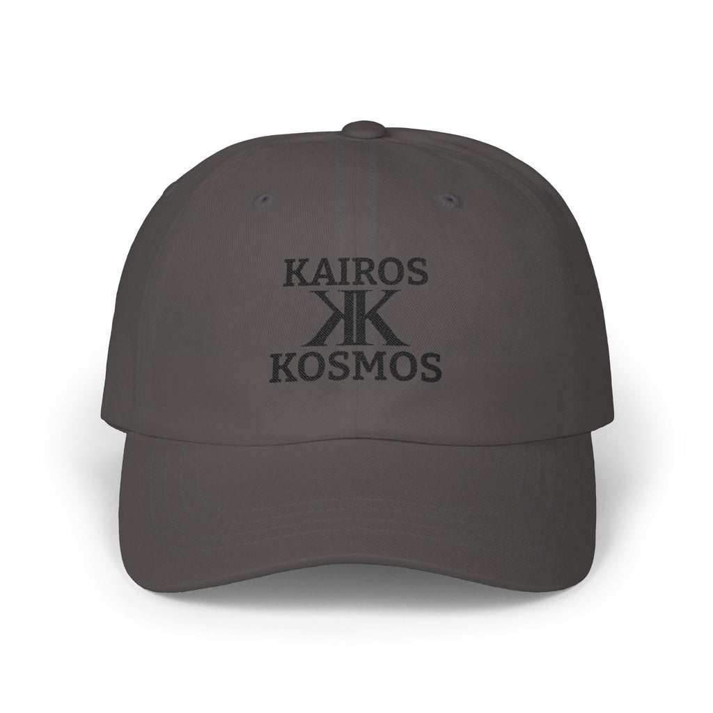Kairos Kosmos Embroidered Cap — "Give No F**ks" Back Text