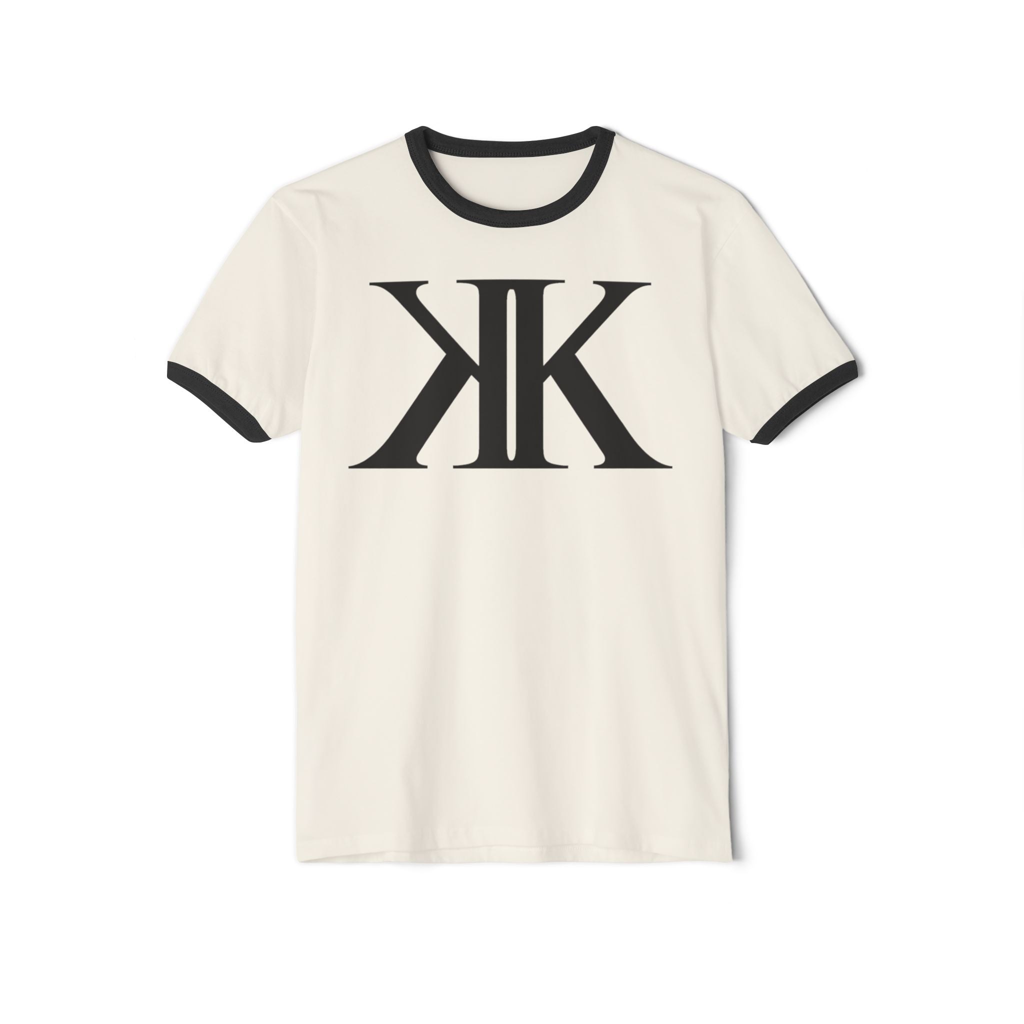Vintage K Mirror Logo Ringer Uni Sex T-Shirt