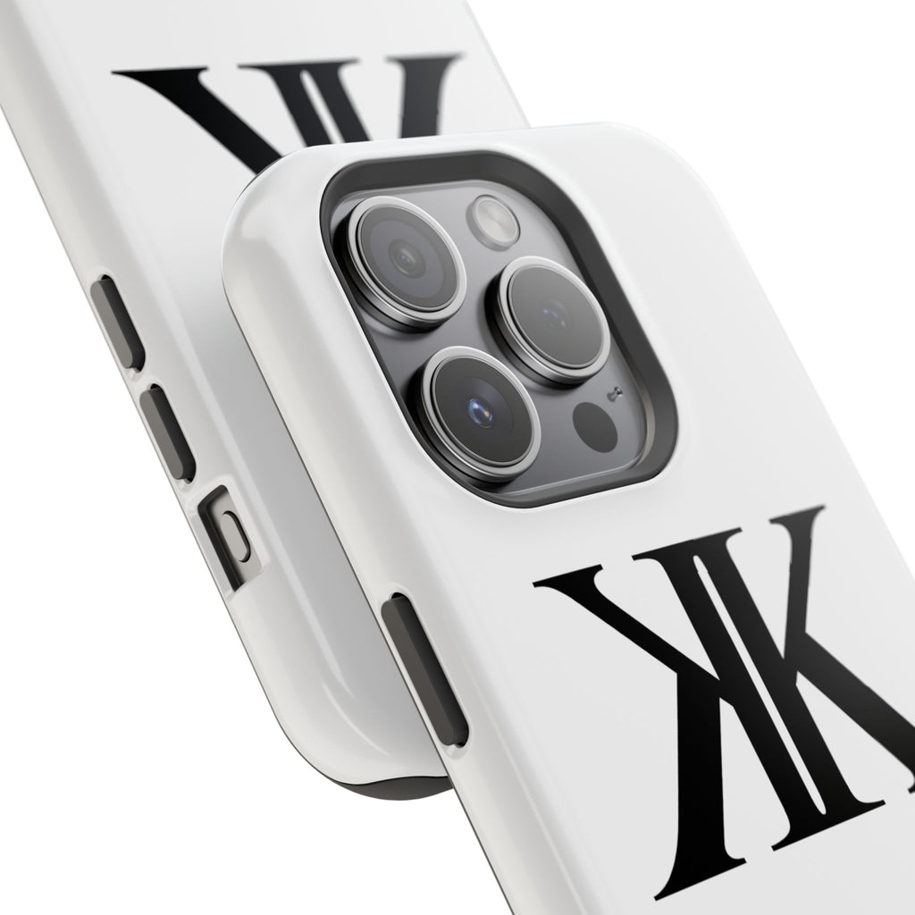Magnetic Impact-Resistant Case with Bold KK Monogram