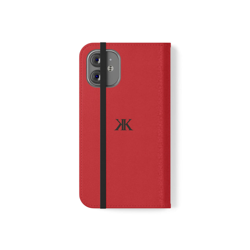 Kairos Kosmos Logo RED Flip Phone Case