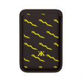Aspis MagSafe Vegan Wallet — Yellow Snake Pattern Card Holder