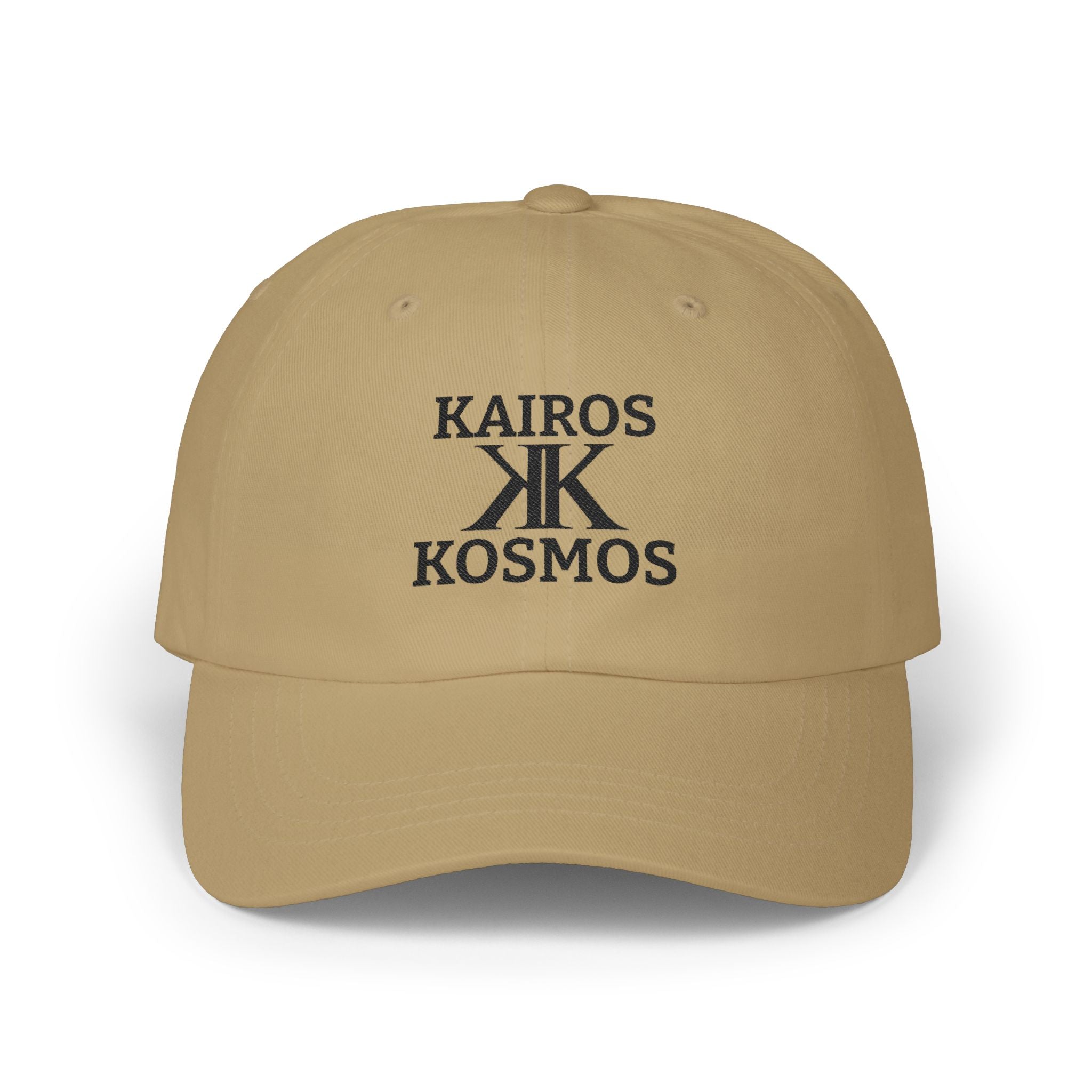 Kairos Kosmos Embroidered Cap — "Give No F**ks" Back Text