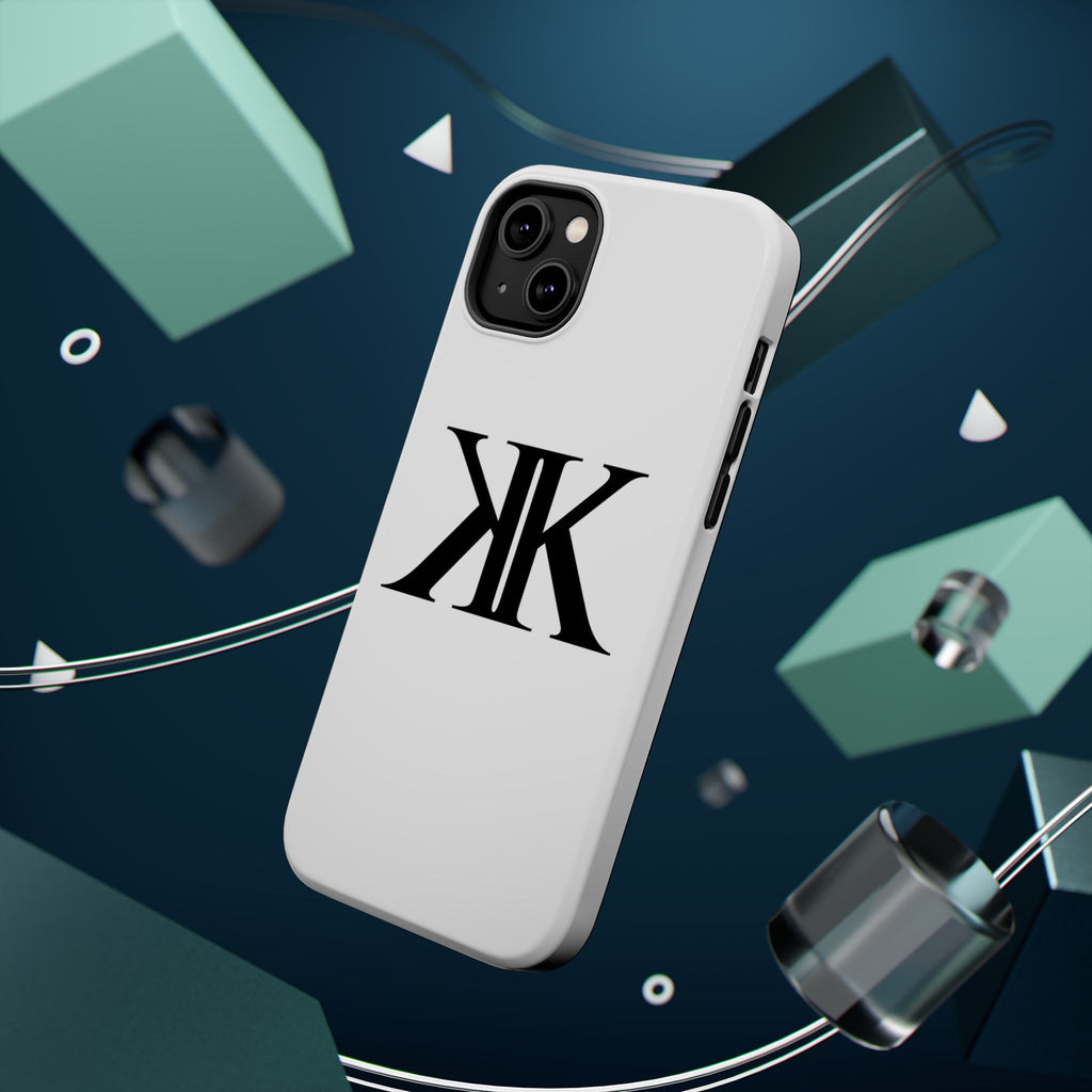 Magnetic Impact-Resistant Case with Bold KK Monogram