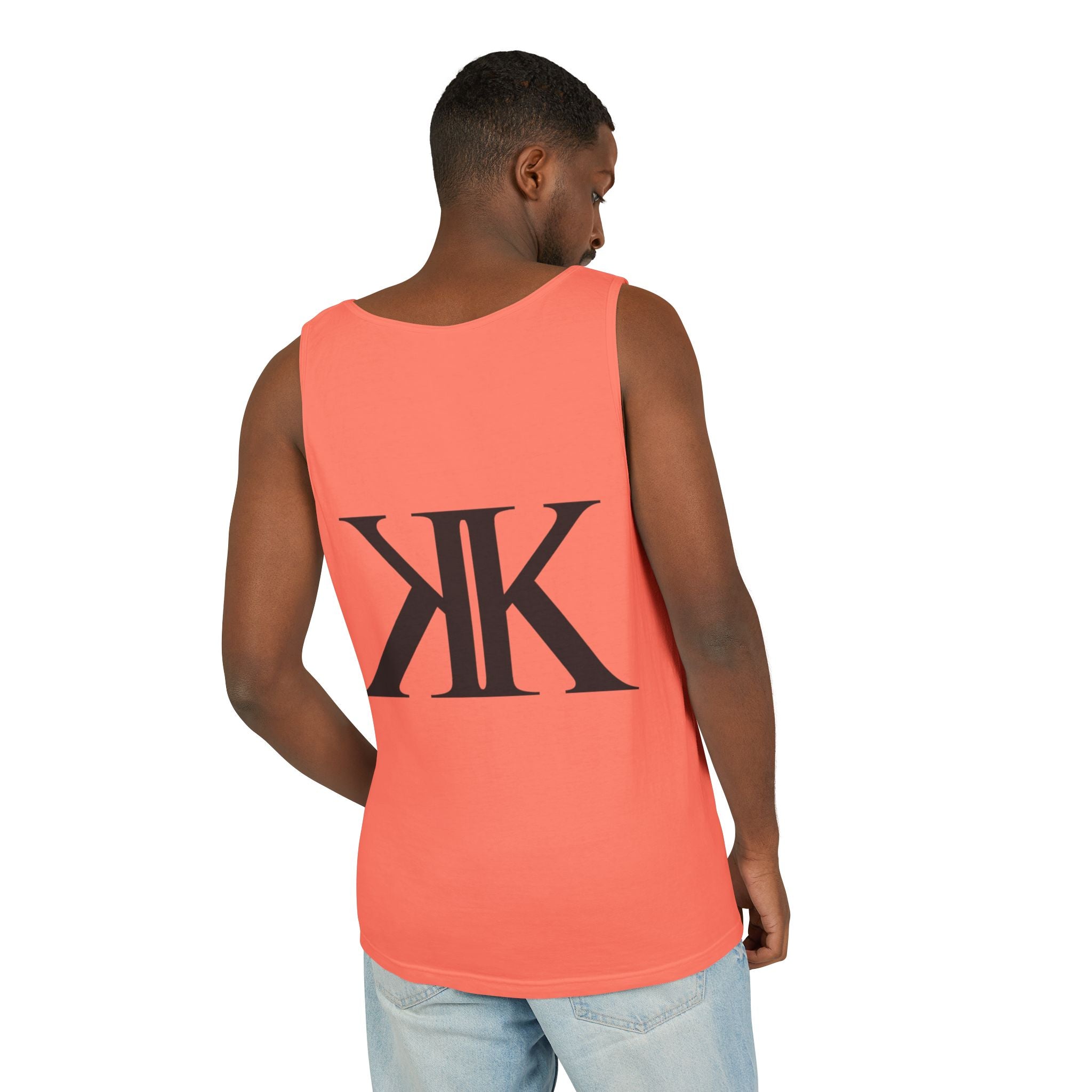 KK Monogram Tank Top — Minimalist Logo Graphic Tank
