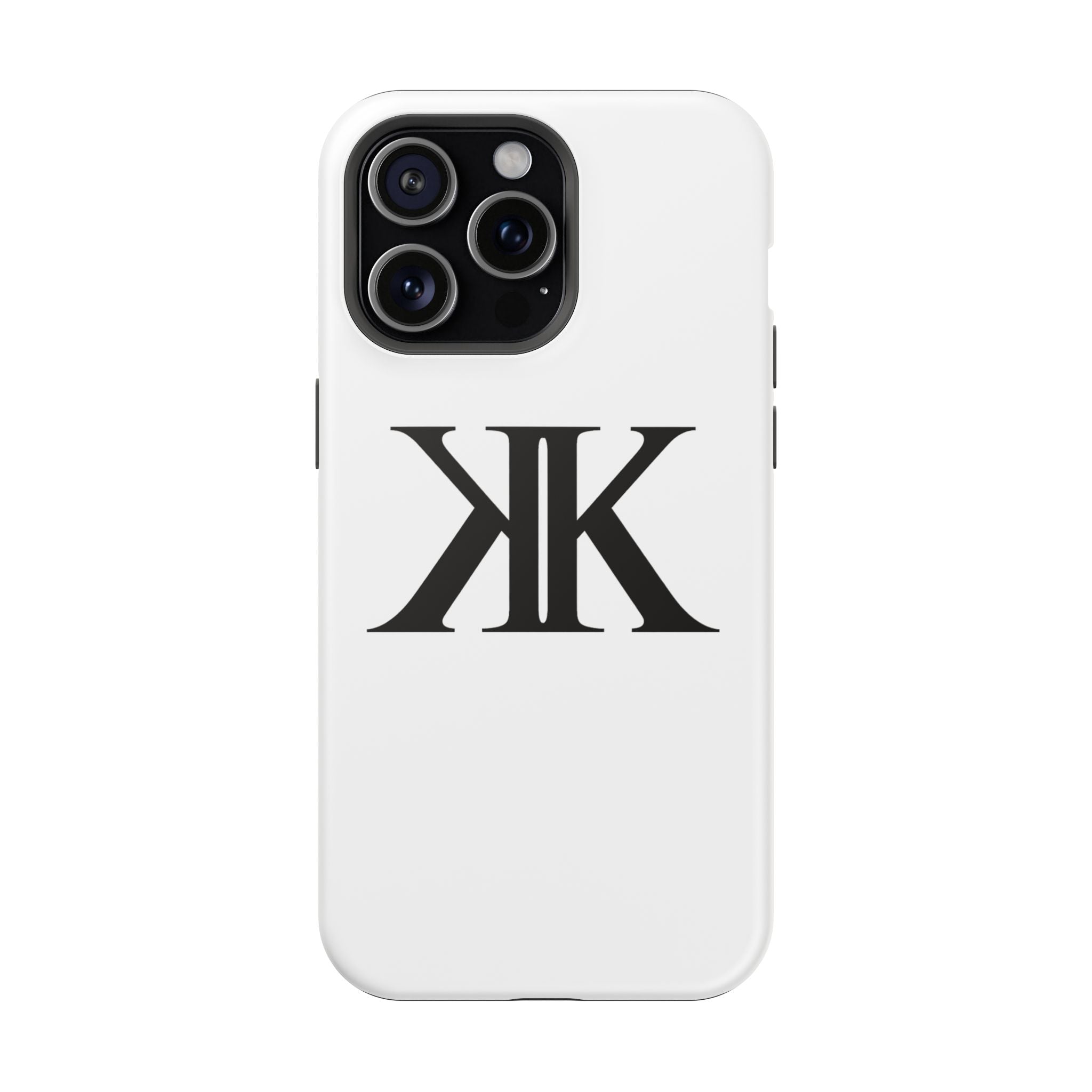 Magnetic Impact-Resistant Case with Bold KK Monogram