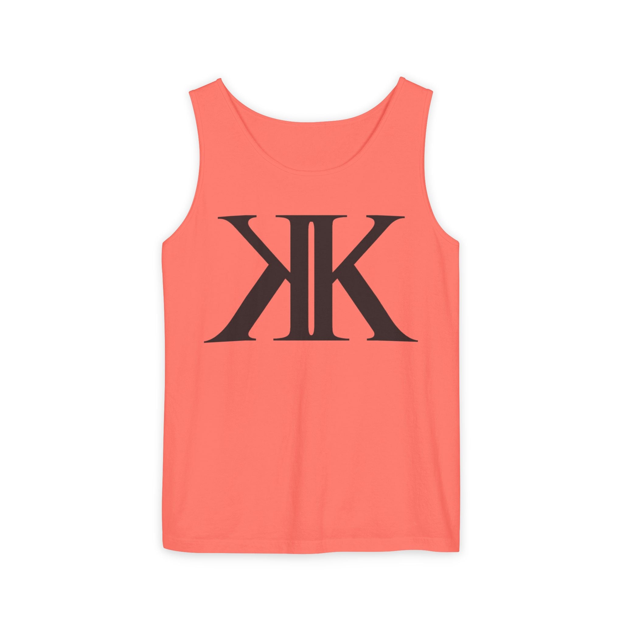 KK Monogram Tank Top — Minimalist Logo Graphic Tank