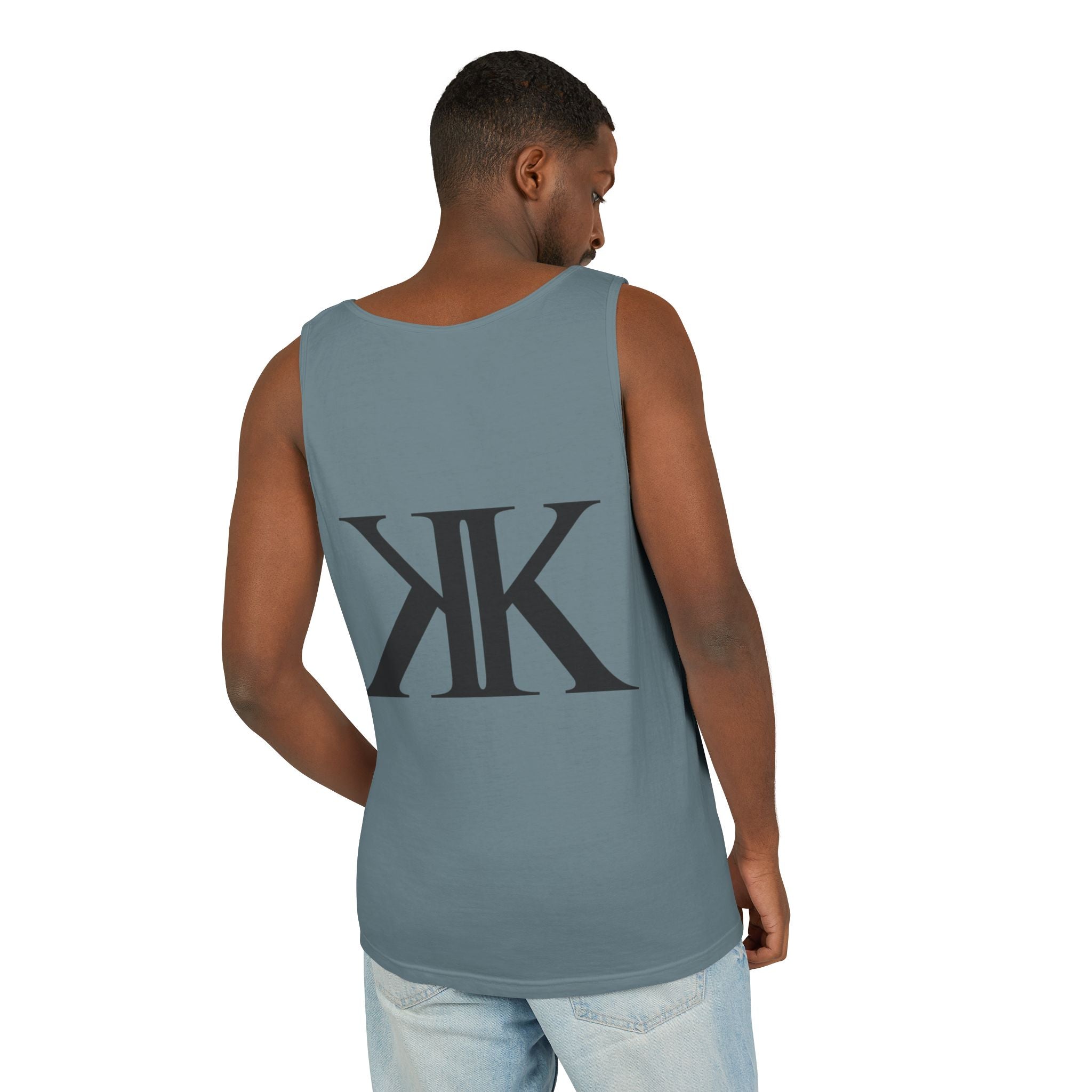 KK Monogram Tank Top — Minimalist Logo Graphic Tank
