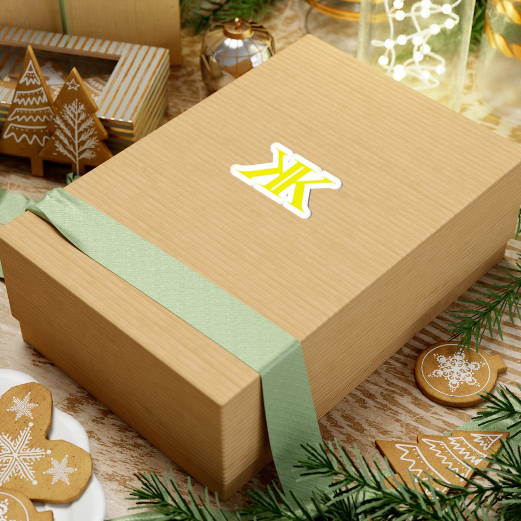 Kairos Kosmos Yellow Collection Sticker Pack — Logo Decals