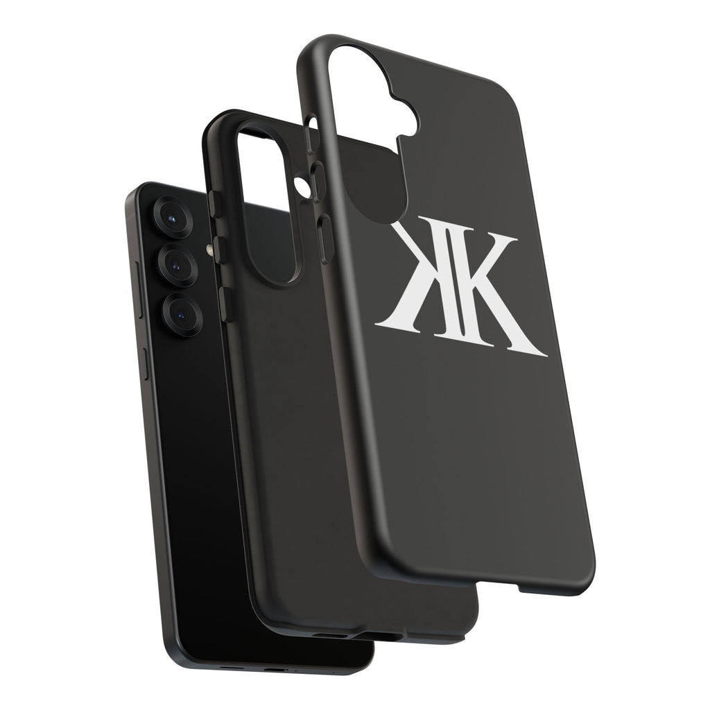 Monogram KK Phone Case BLACK — Tough Protective iPhone Cover