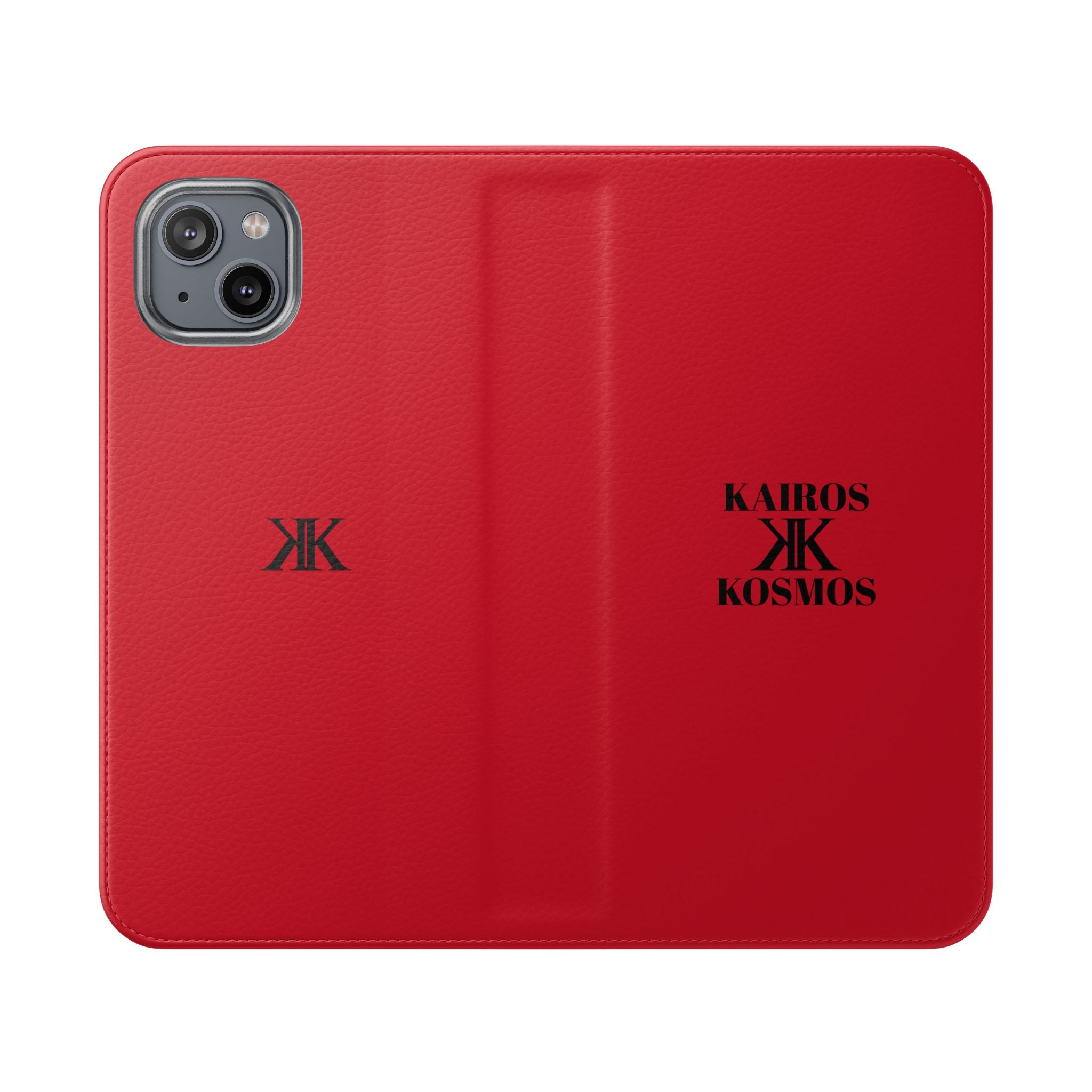 Kairos Kosmos Logo RED Flip Phone Case